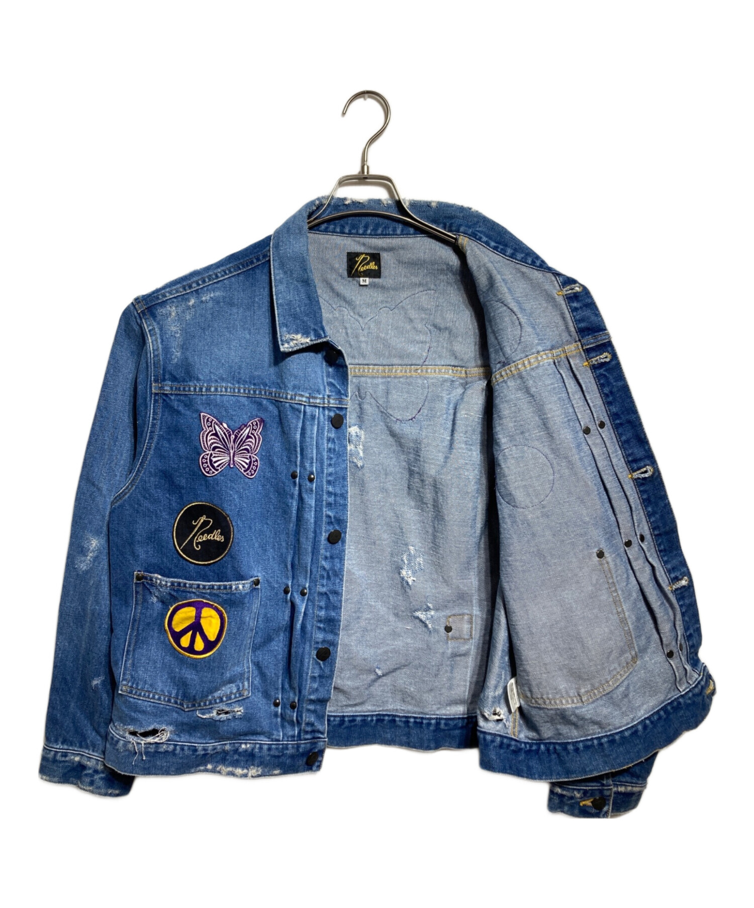 中古・古着通販】Needles (ニードルズ) Assorted Patches Jean Jacket