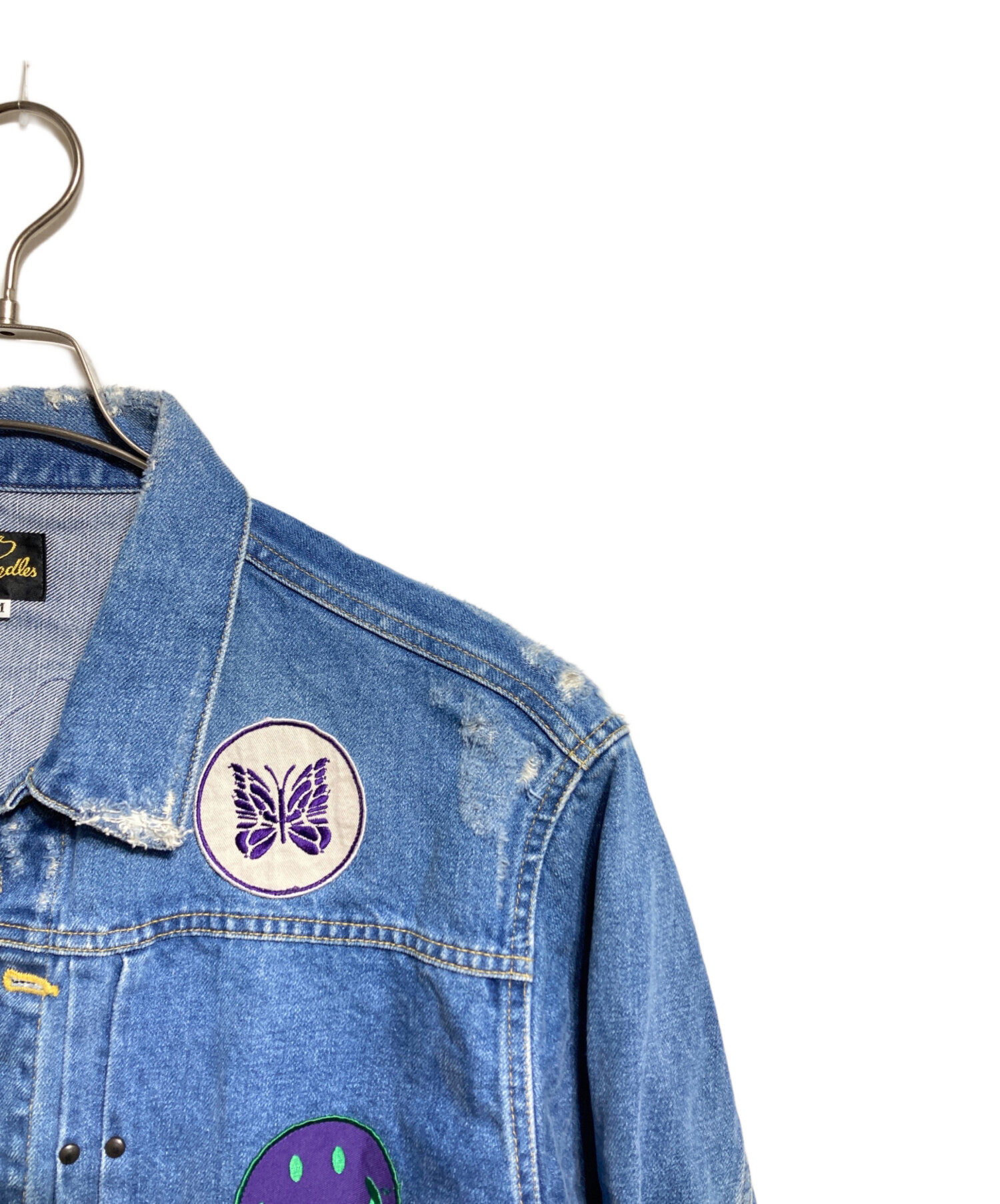 中古・古着通販】Needles (ニードルズ) Assorted Patches Jean Jacket