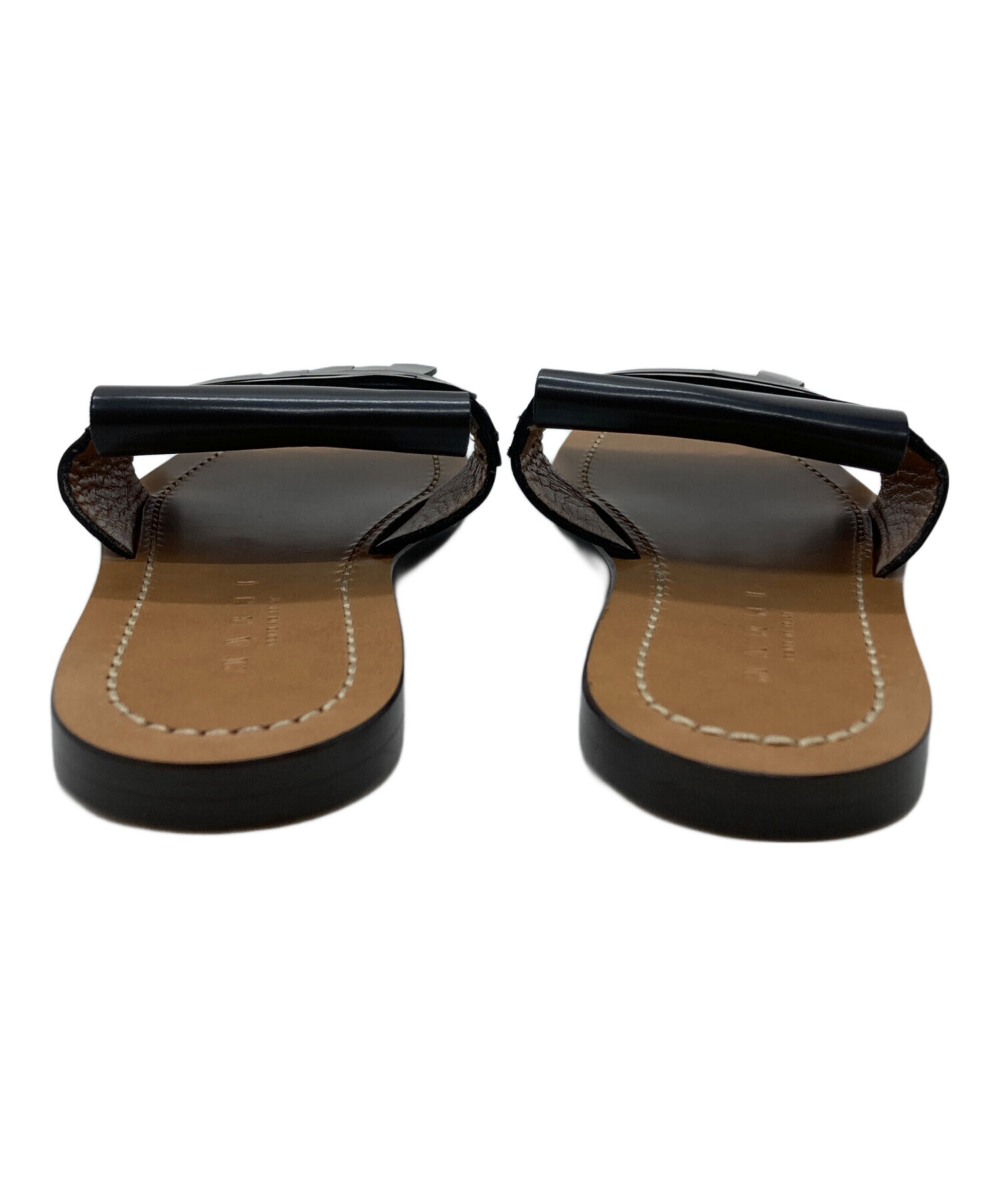 中古・古着通販】MARNI (マルニ) レザーフリンジサンダル/Leather