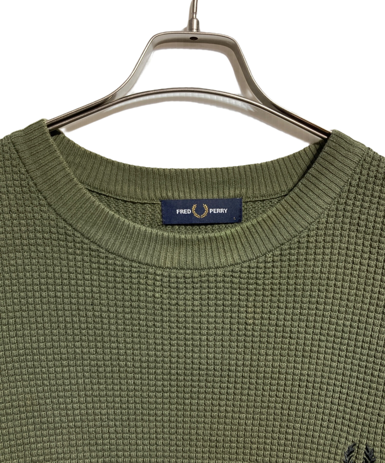 中古・古着通販】FRED PERRY (フレッドペリー) Waffle Stitch Jumper 