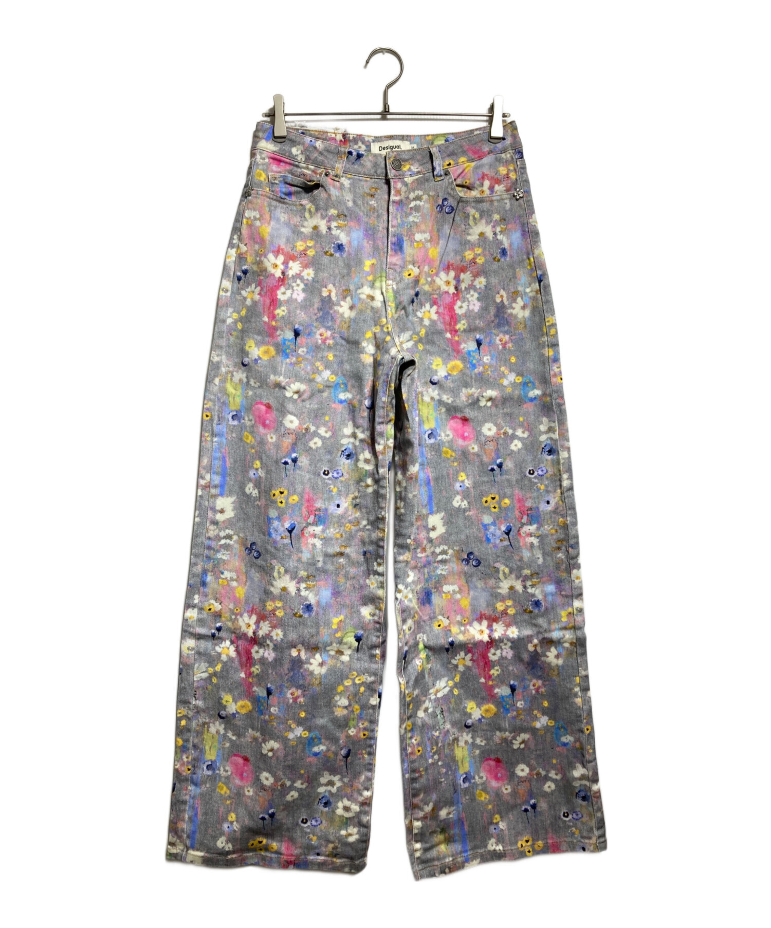 中古・古着通販】Desigual (デシグアル) ワイドレッグデニムパンツ