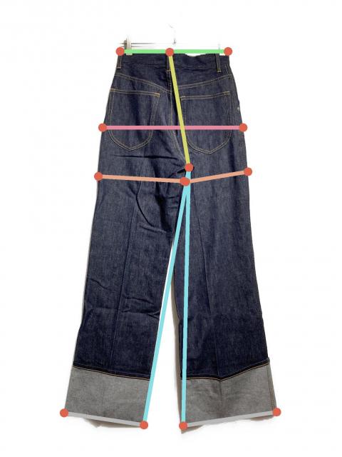 中古・古着通販】cygne (シーニュ) ロールアップデニムパンツ/Rolled
