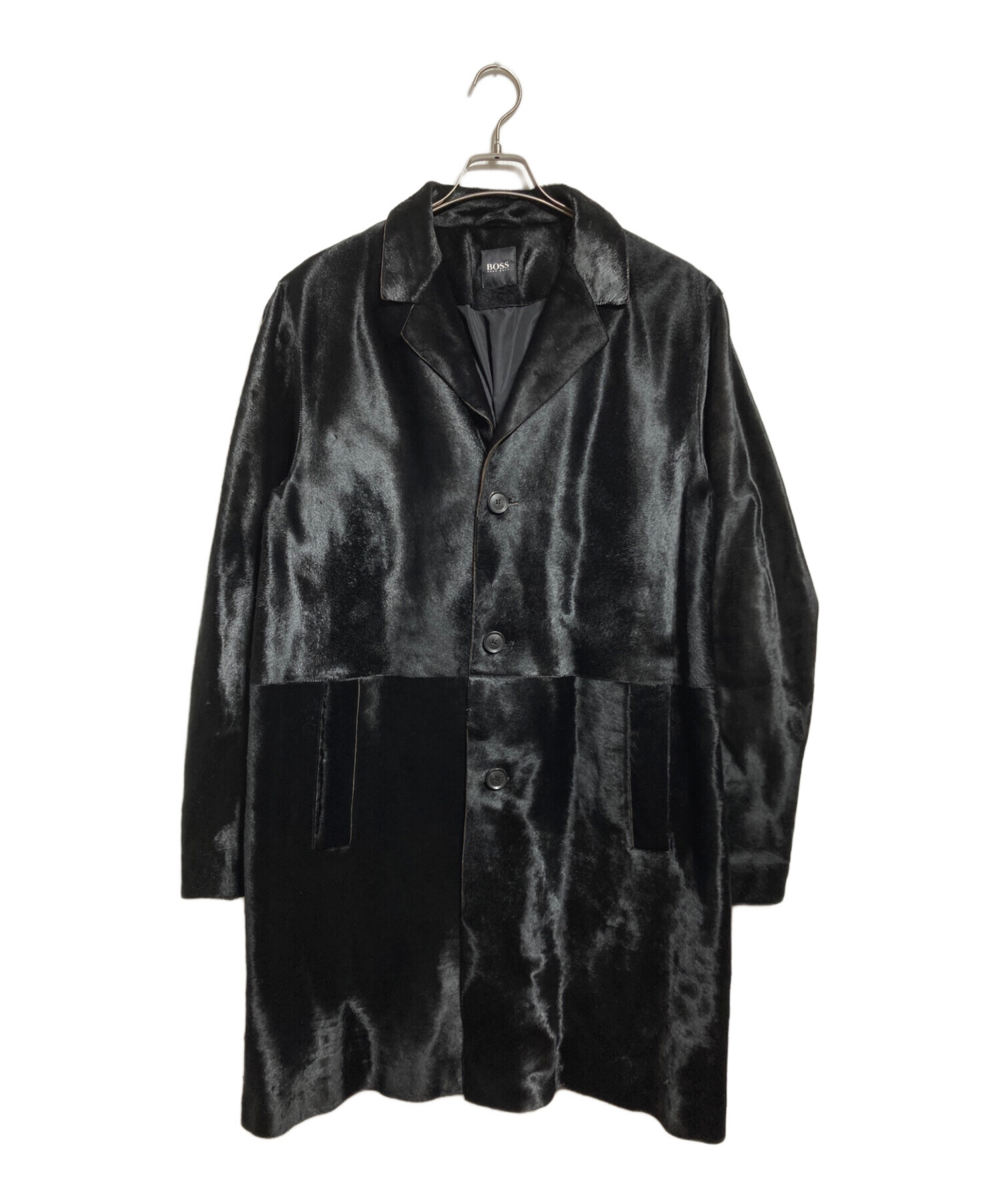 中古・古着通販】HUGO BOSS (ヒューゴ ボス) ハラコレザーコート