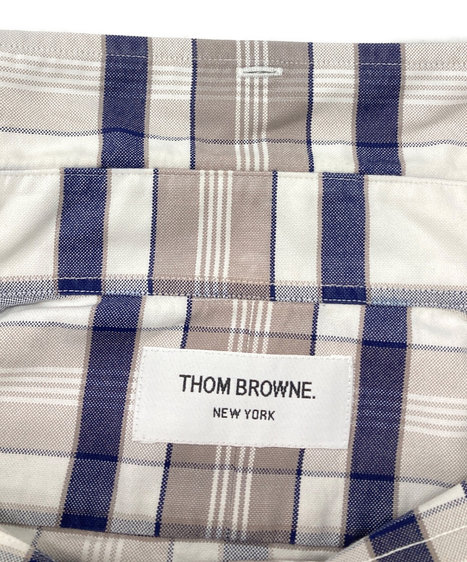 中古・古着通販】Thom Browne (トムブラウン) コットンチェックシャツ