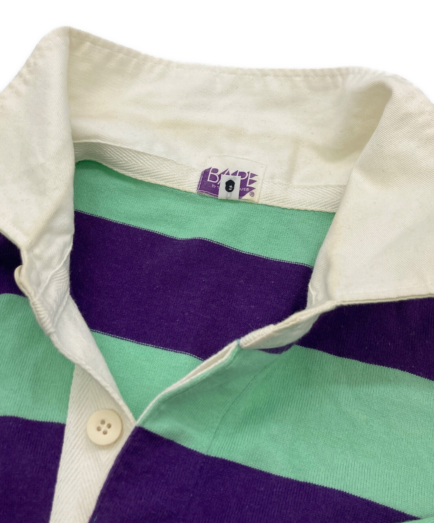 中古・古着通販】A BATHING APE (アベイシングエイプ) ラガーシャツ