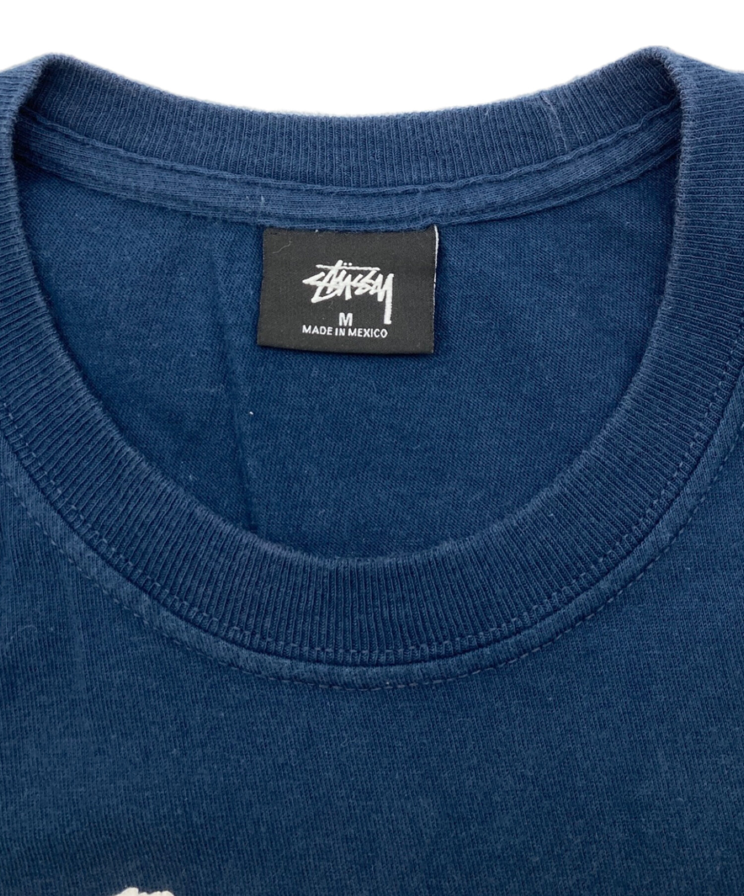 中古・古着通販】stussy (ステューシー) プリントTシャツ ネイビー