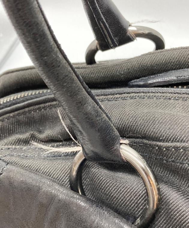 中古・古着通販】PRADA (プラダ) キャンバス×レザー切替ミニボストン