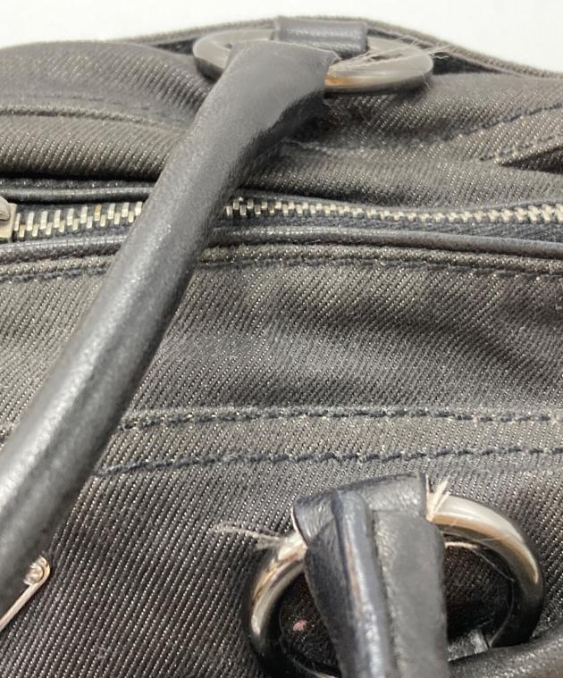 中古・古着通販】PRADA (プラダ) キャンバス×レザー切替ミニボストン