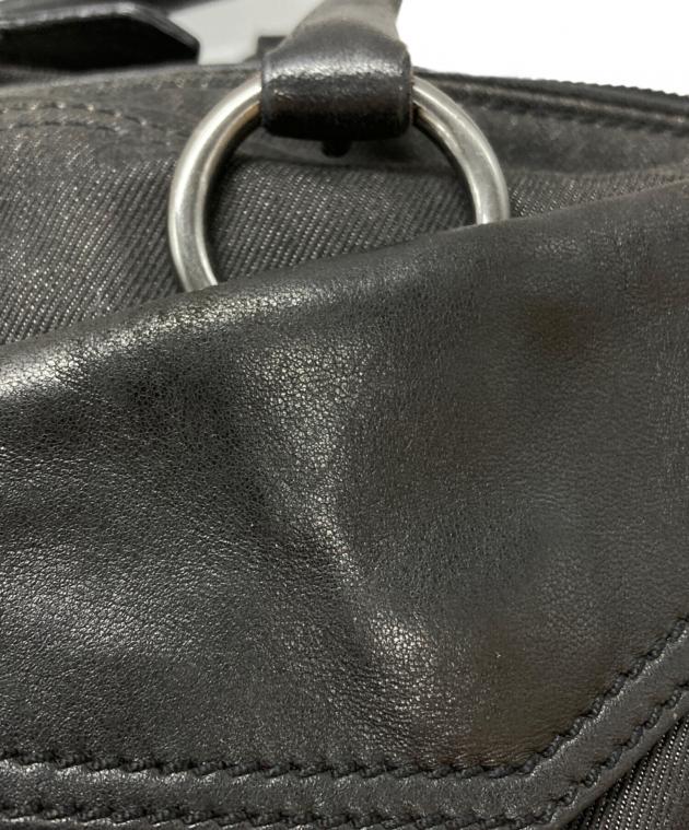 中古・古着通販】PRADA (プラダ) キャンバス×レザー切替ミニボストン