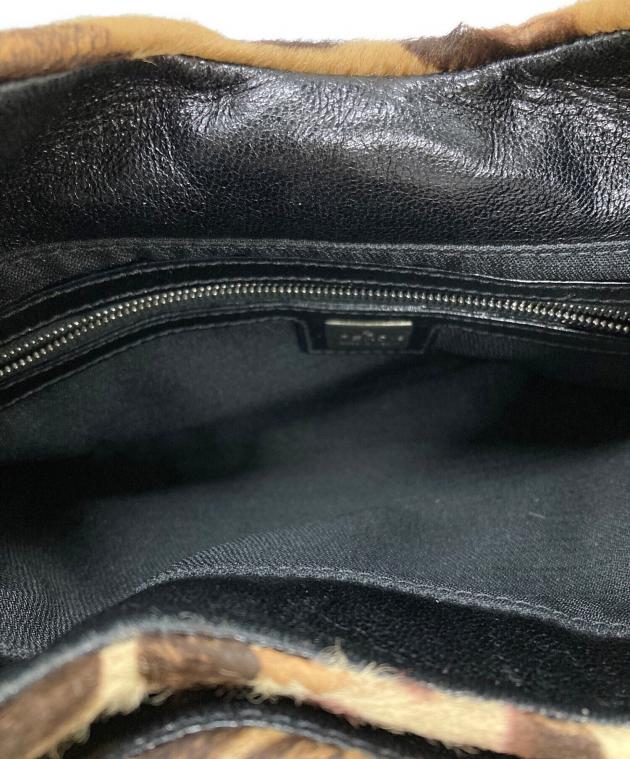 中古・古着通販】FENDI (フェンディ) ハラコワンショルダーショルダー