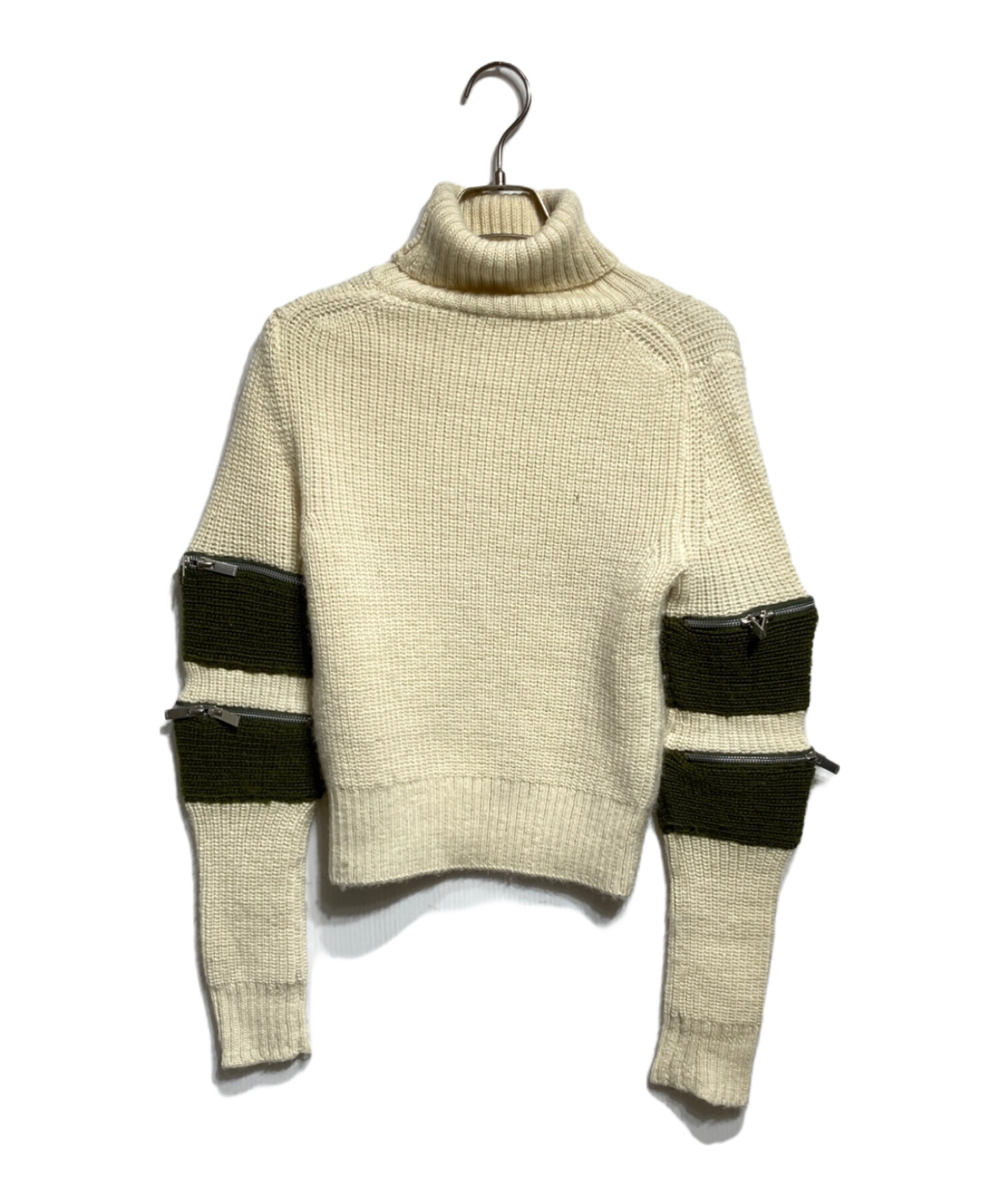 中古・古着通販】sacai (サカイ) Wool Zip Sleeve Turtleneck/ウール
