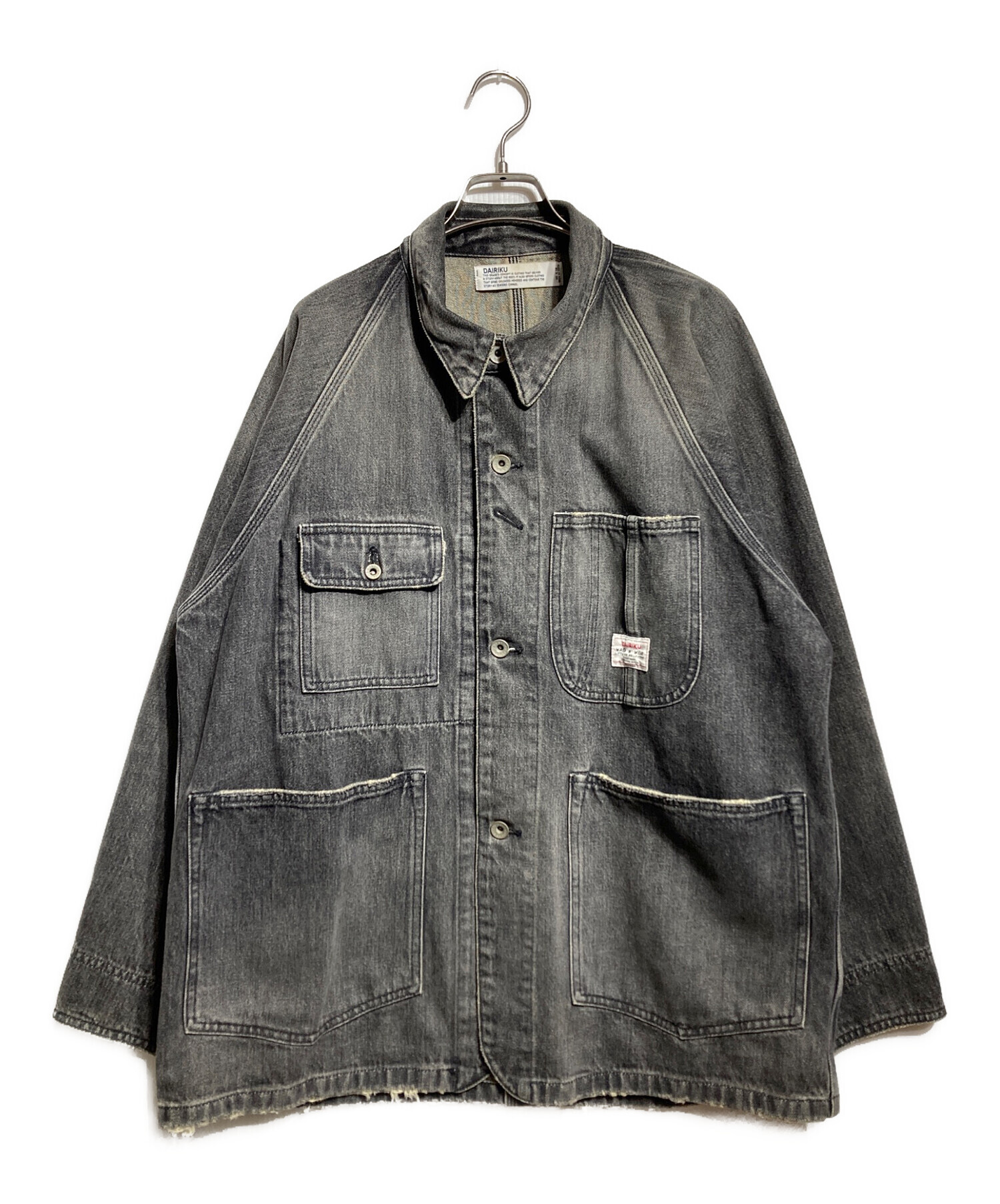 ジャケット・アウター DAIRIKU 20s Denim Cover All M 中古・古着通販】DAIRIKU (ダイリク) Denim Cover All/デニム
