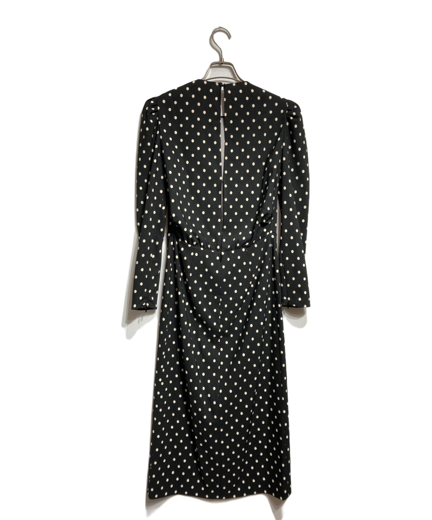【美品】RED VALENTINO シルク　ドット柄ワンピース　フリル　S〜M 中古・古着通販】RED VALENTINO (レッドヴァレンティノ) ドット