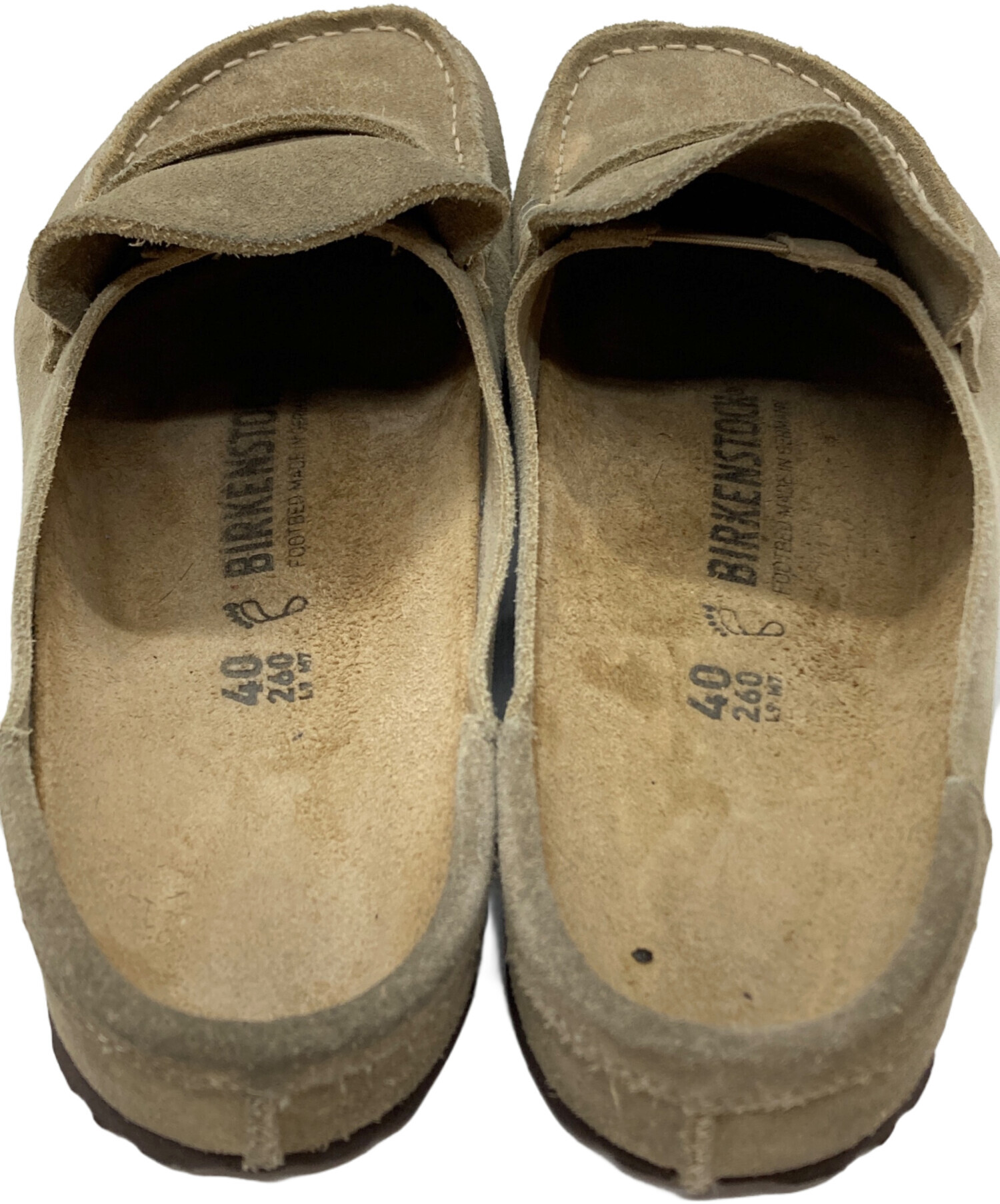 ビルケンストックベージュ スエード レザー サンダル 中古・古着通販】BIRKENSTOCK (ビルケンシュトック) スエードサンダル