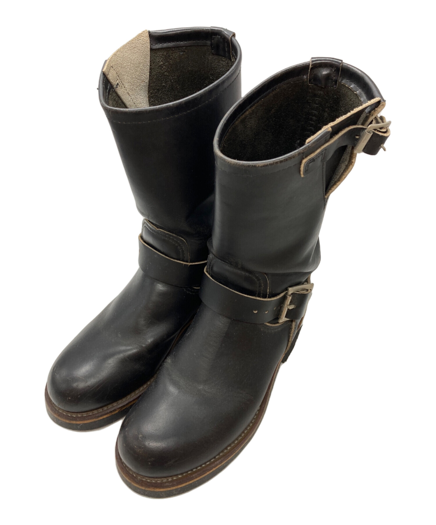 しず RED WING◇エンジニアブーツ/-/BRW/レザー//ENGINEER BOOTS スウェード