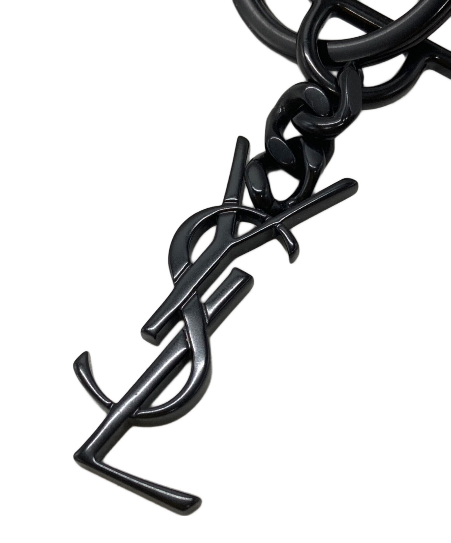 【SAINT LAURENT PARIS】キーホルダー キーリング 中古・古着通販】Saint Laurent Paris (サンローランパリ) モノグラム