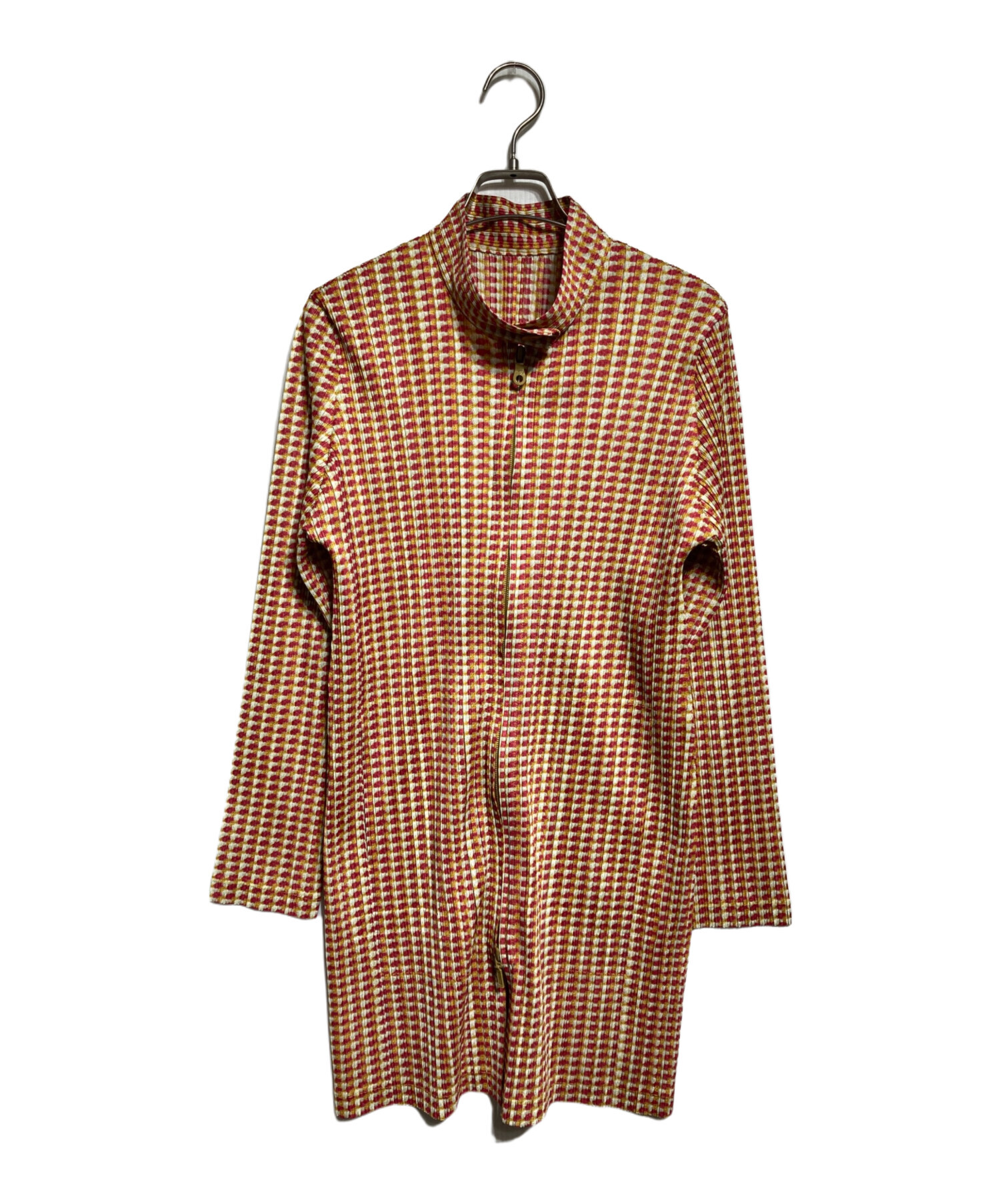 PLEASE PLEASE ツーピース 中古・古着通販】PLEATS PLEASE (プリーツプリーズ) プリーツジップ