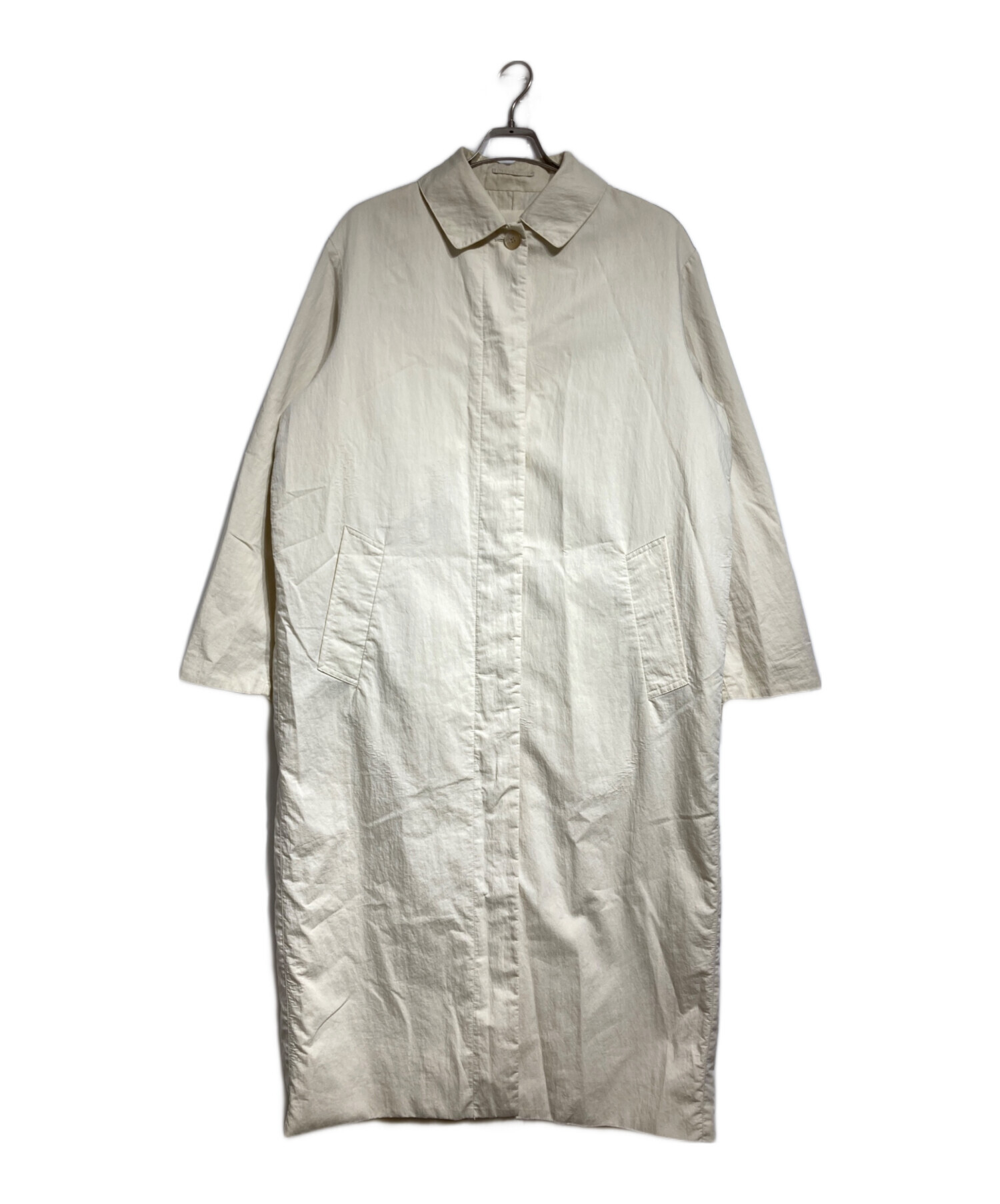 TODAYFUL Soutiencollar Over Coat ベージュ38 中古・古着通販】TODAYFUL (トゥデイフル) Soutiencollar Over Coat