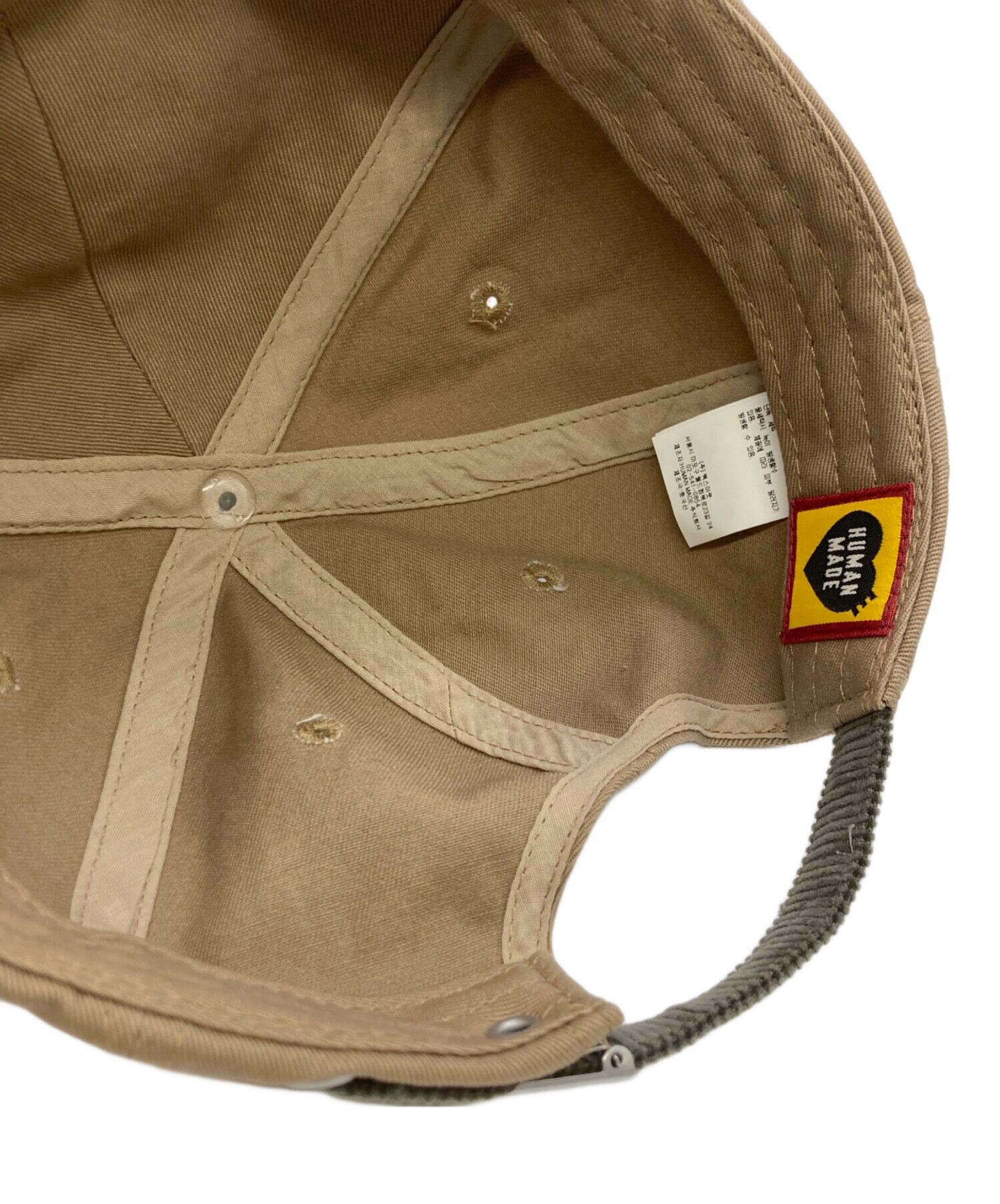 中古・古着通販】HUMAN MADE (ヒューマンメイド) 6PANEL TWILL CAP