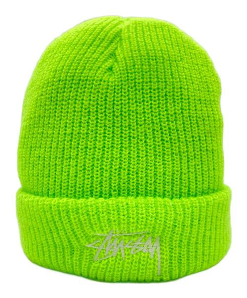 中古・古着通販】stussy (ステューシー) ニット帽 イエロー｜ブランド
