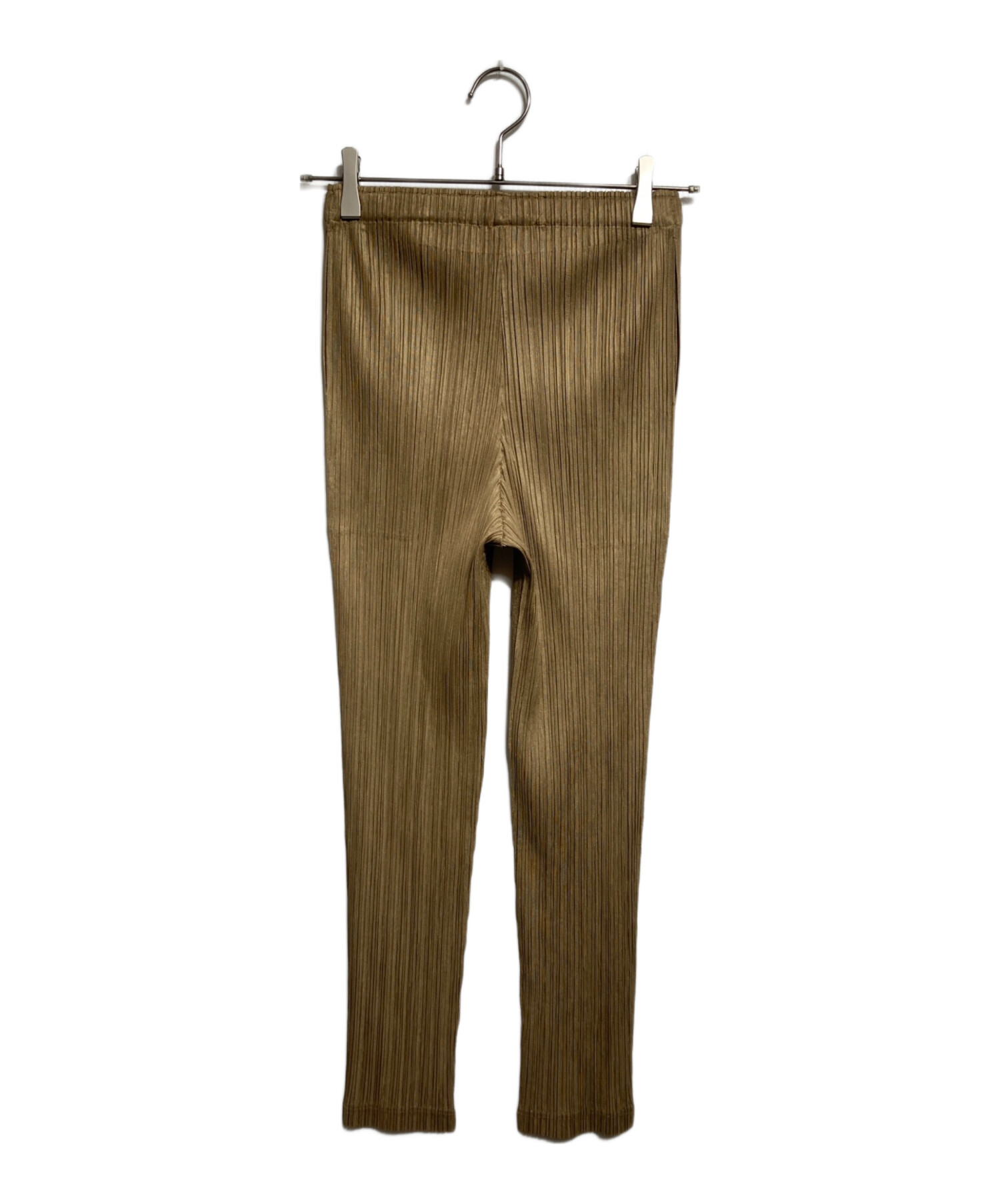 PLEATS PLEASE プリーツプリーズ パンツ ブラウン サイズ2 中古・古着通販】PLEATS PLEASE (プリーツプリーズ) プリーツ