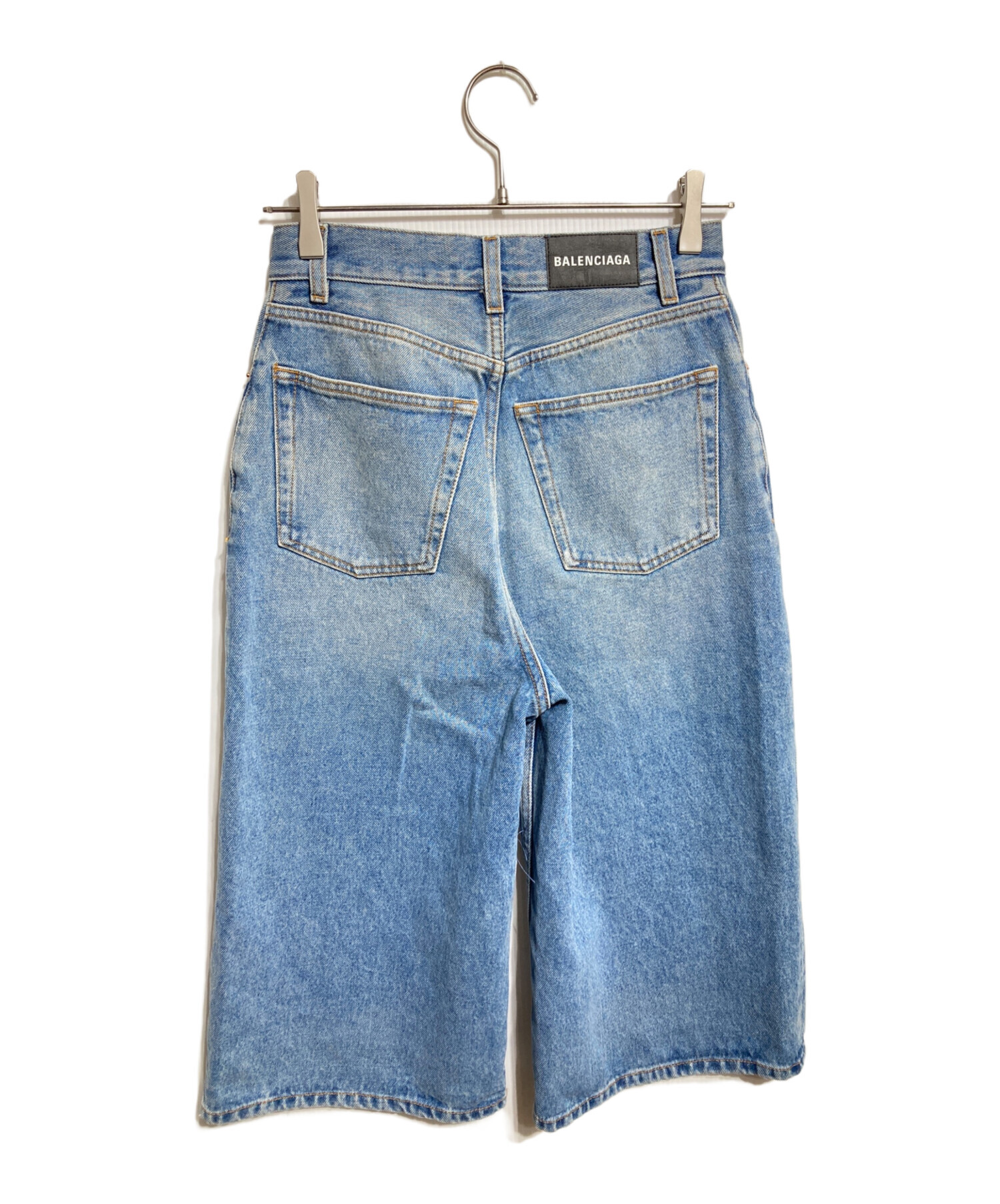 【ほぼ新品】バレンシアガ バギーデニム グロップド丈 中古・古着通販】BALENCIAGA (バレンシアガ) クロップドデニムパンツ
