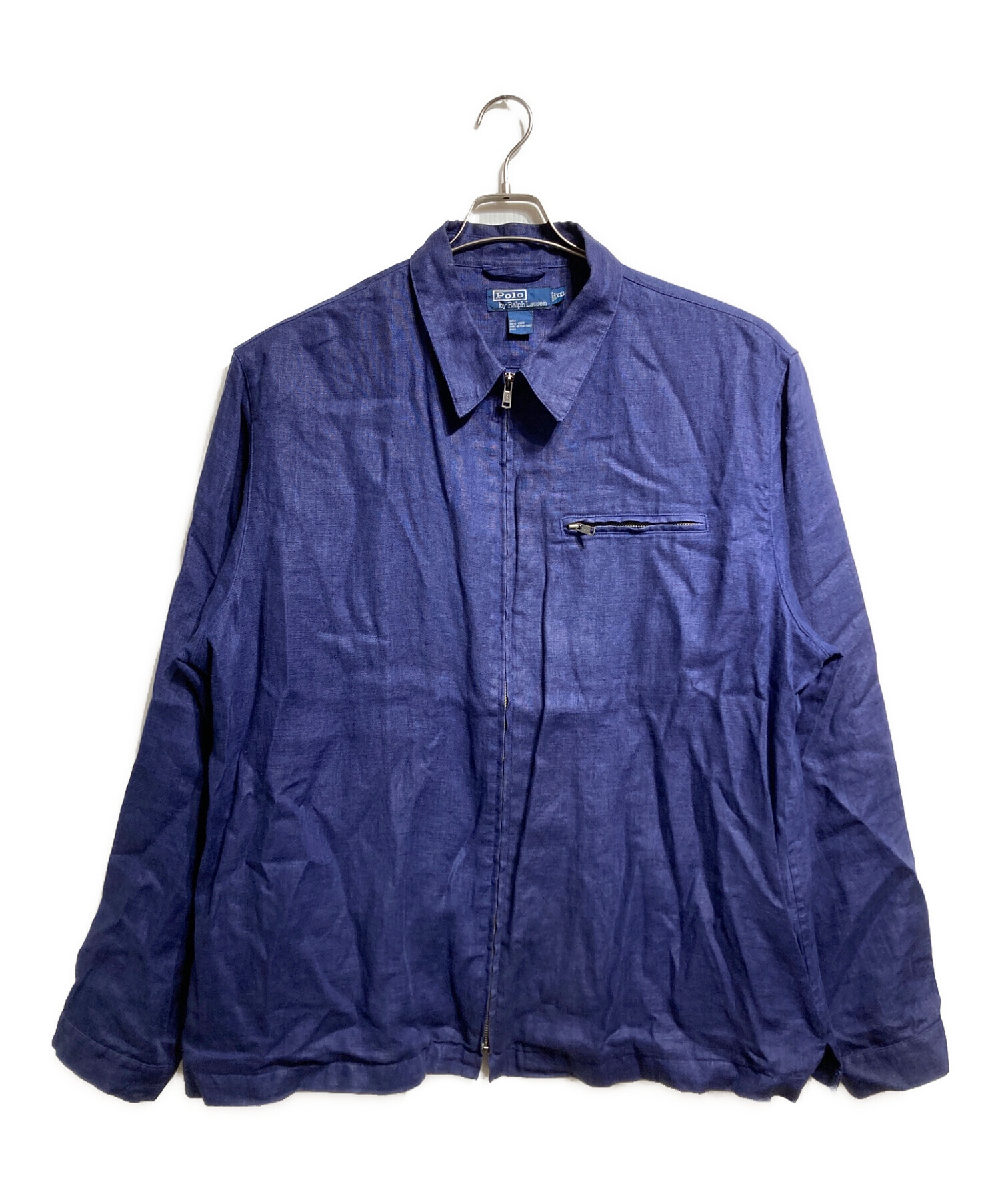 90s ラルフローレン　チャイナジャケット　リネン ヴィンテージ 中古・古着通販】POLO RALPH LAUREN (ポロ・ラルフローレン) 90'S