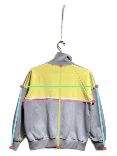 アディダス レア Y2K トラックジャケット 105 グレー 黄色 K0593 中古・古着通販】adidas Originals (アディダスオリジナル) トラック