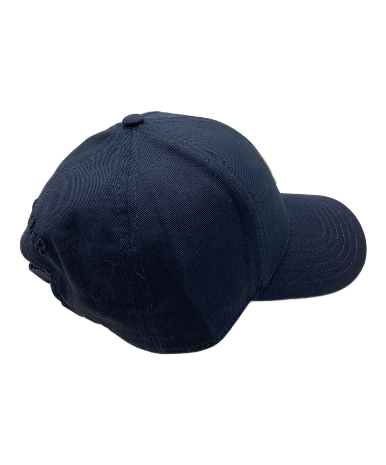 美品✨MONCLER ベースボールキャップ ネイビー 中古・古着通販】MONCLER (モンクレール) ベースボールキャップ
