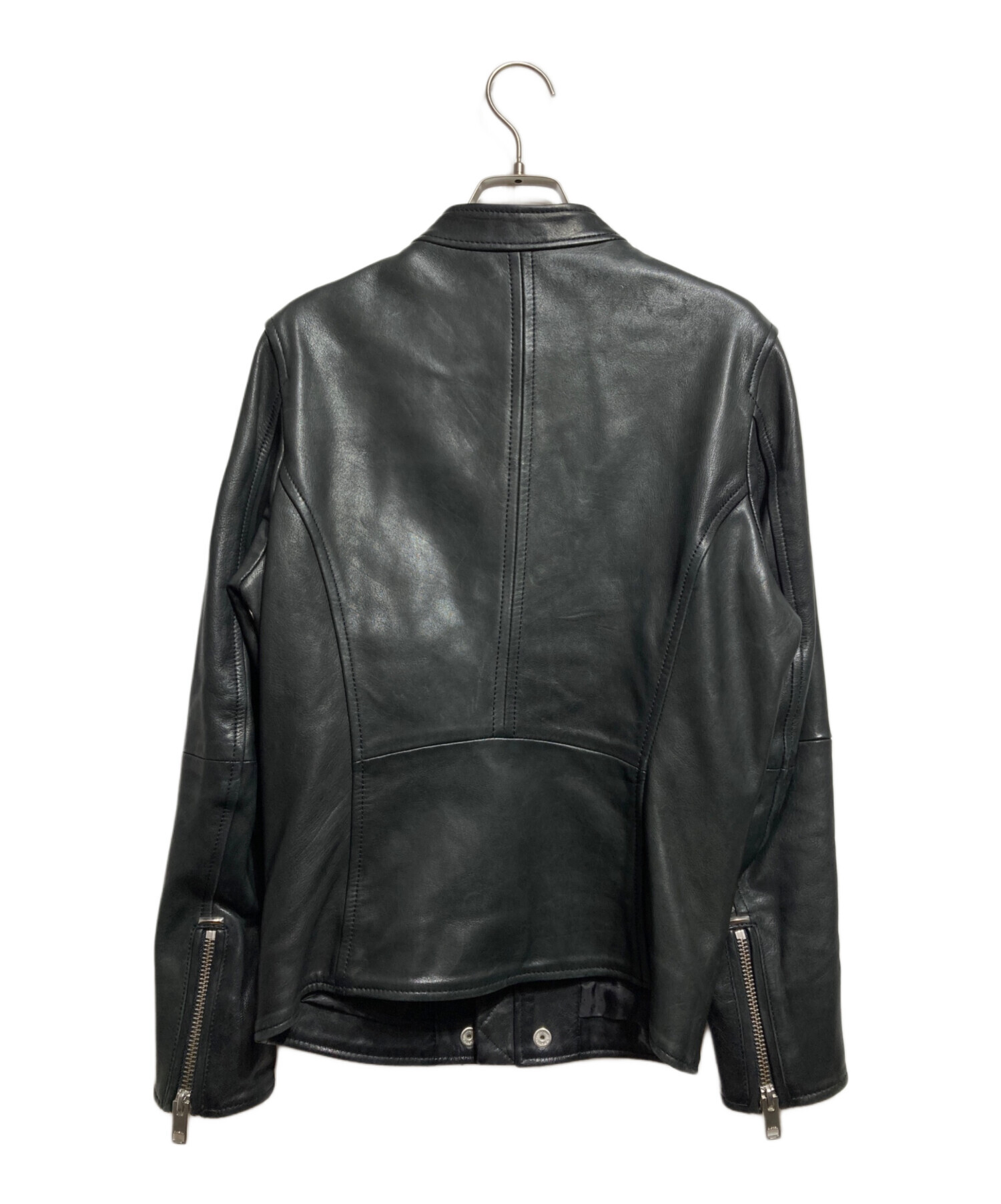 中古・古着通販】DIESEL (ディーゼル) ラムレザーライダースジャケット
