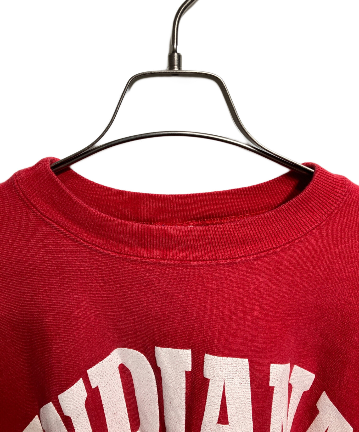 90s Championリバースウィーブ ロゴ刺繍 サイズL レッド 中古・古着通販】Champion (チャンピオン) 90'Sリバースウィーブ