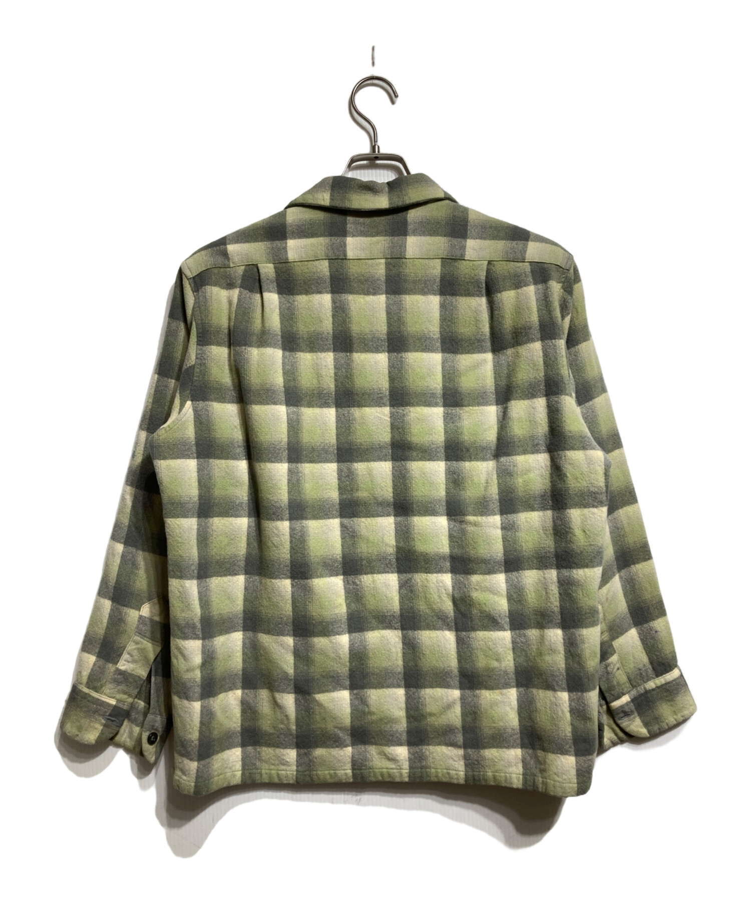70s PENDLETON CPOジャケット ウールシャツ L オンブレ 中古・古着通販】PENDLETON (ペンドルトン) 70's ウールオンブレシャツ