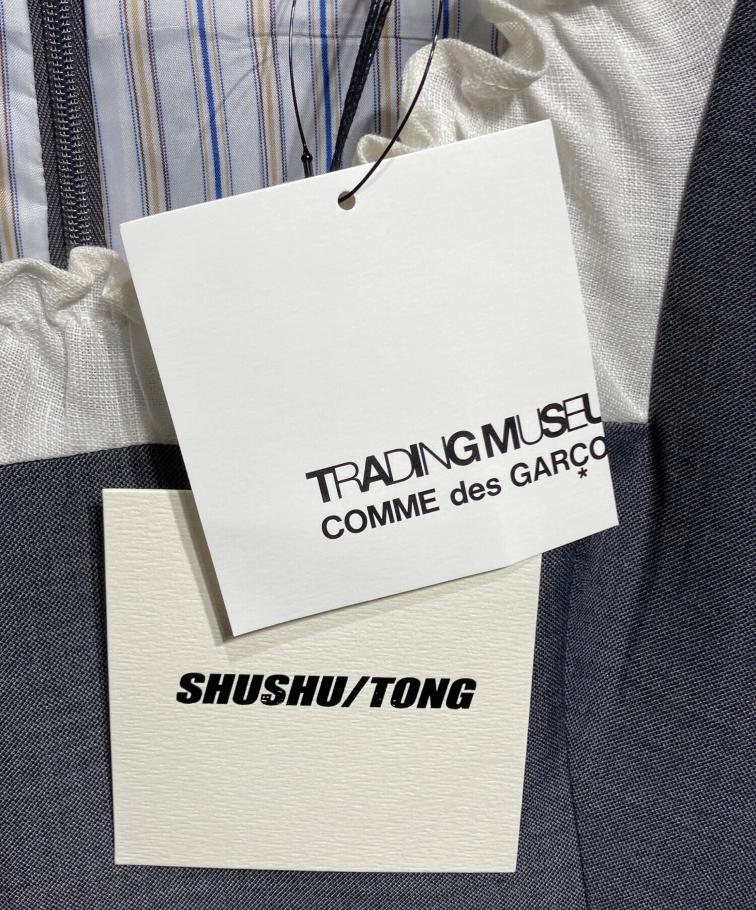 中古・古着通販】SHUSHU TONG (シュシュトング) ワンピース グレー