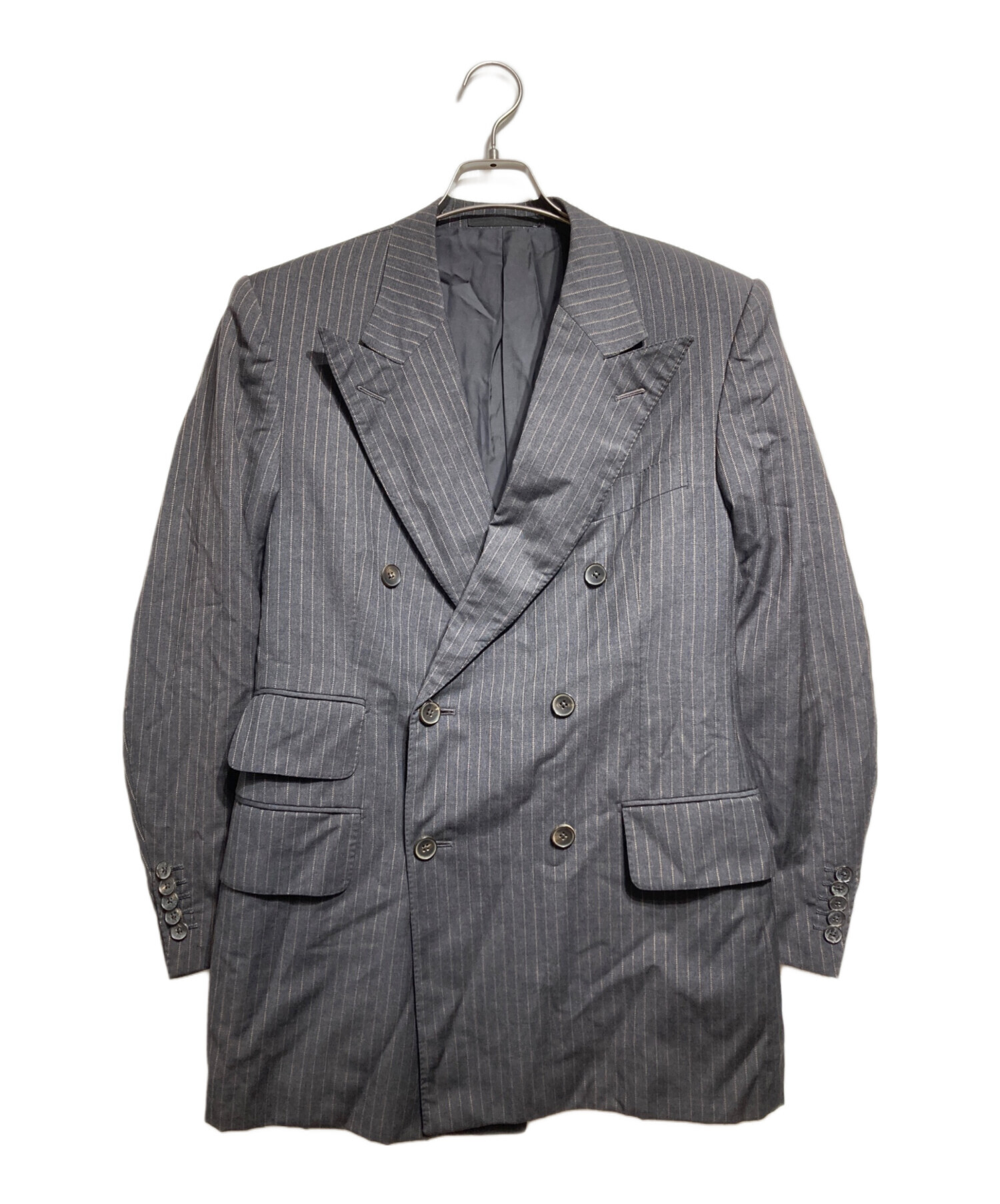 中古・古着通販】GUCCI (グッチ) ピークドラペルダブルジャケット