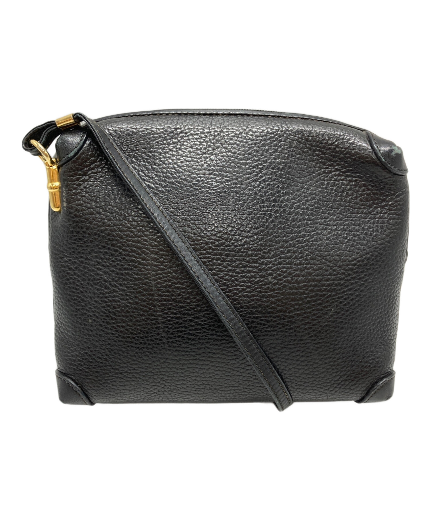 中古・古着通販】GUCCI (グッチ) ロゴレザーショルダーバッグ