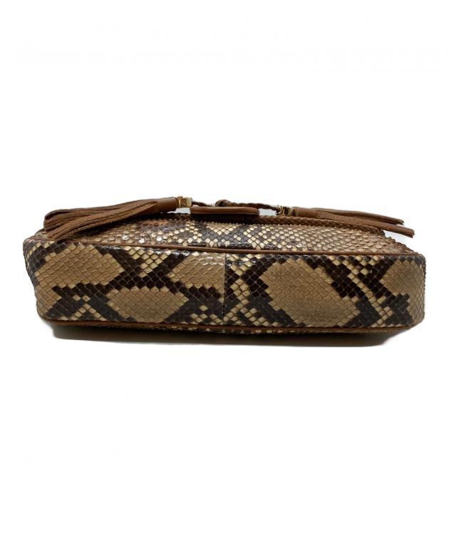 中古・古着通販】GUCCI (グッチ) マラケシュ パイソン チェーンバッグ