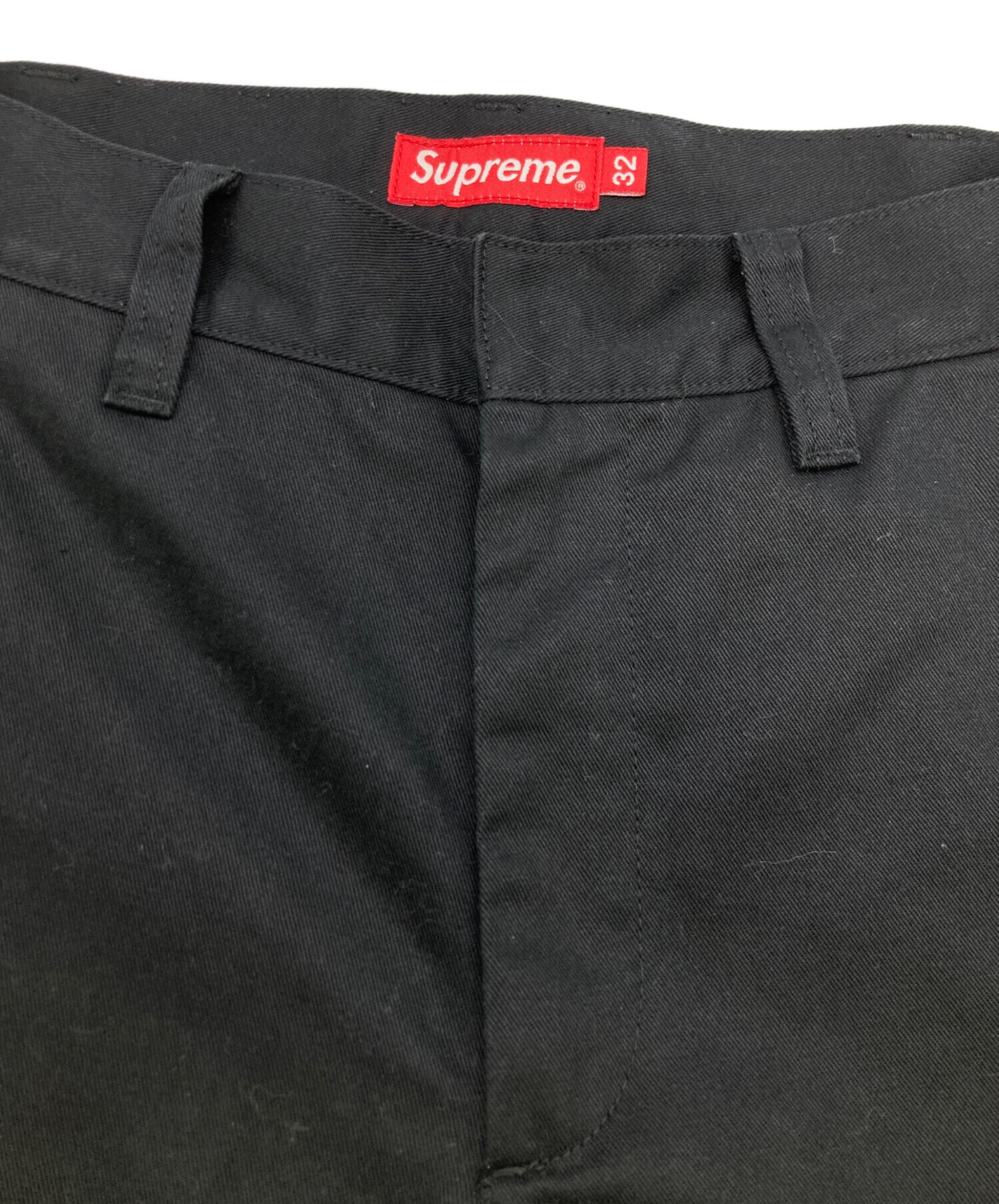 中古・古着通販】SUPREME (シュプリーム) Work Pants ブラック サイズ