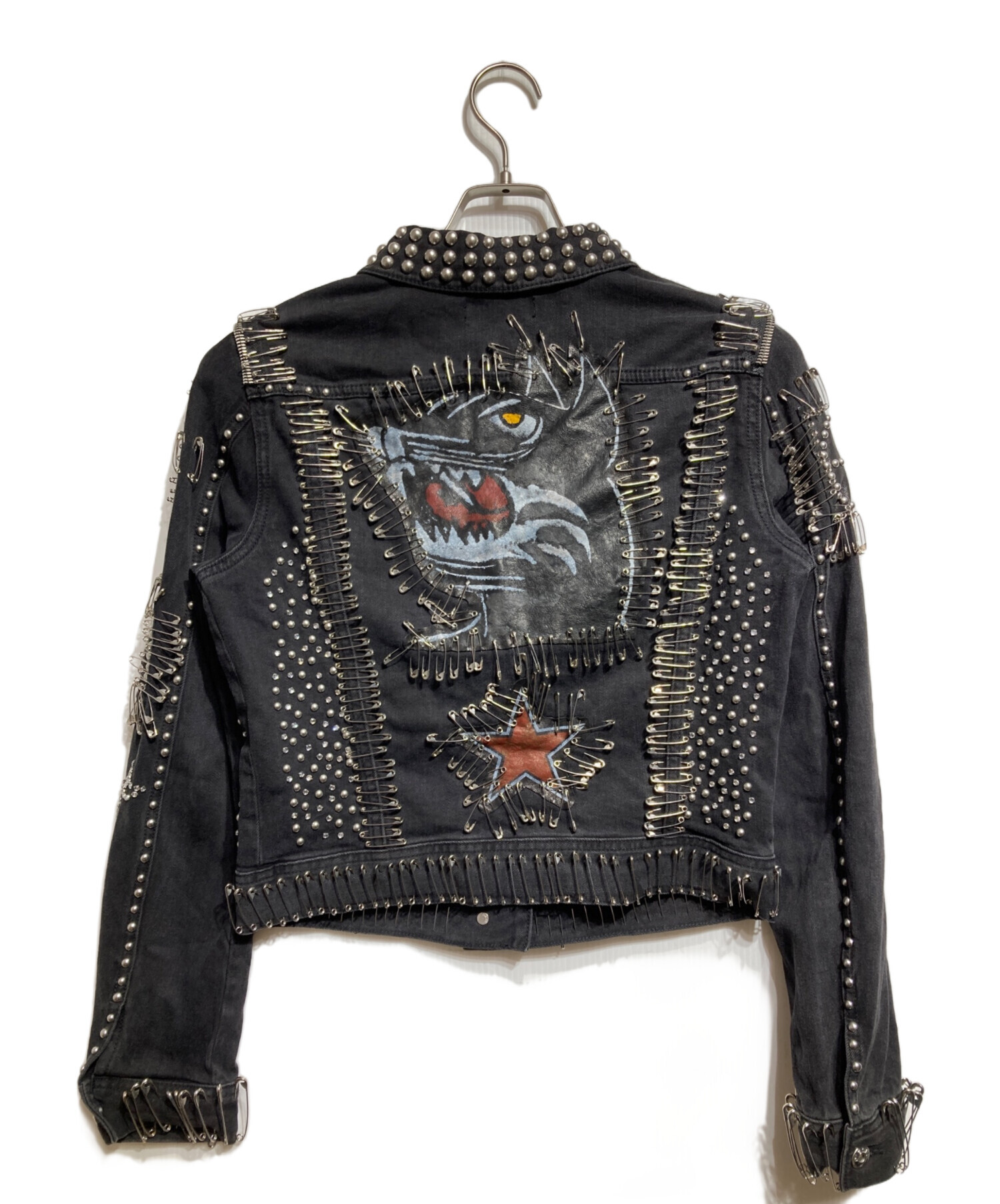 中古・古着通販】DIESEL (ディーゼル) デザインデニムジャケット 
