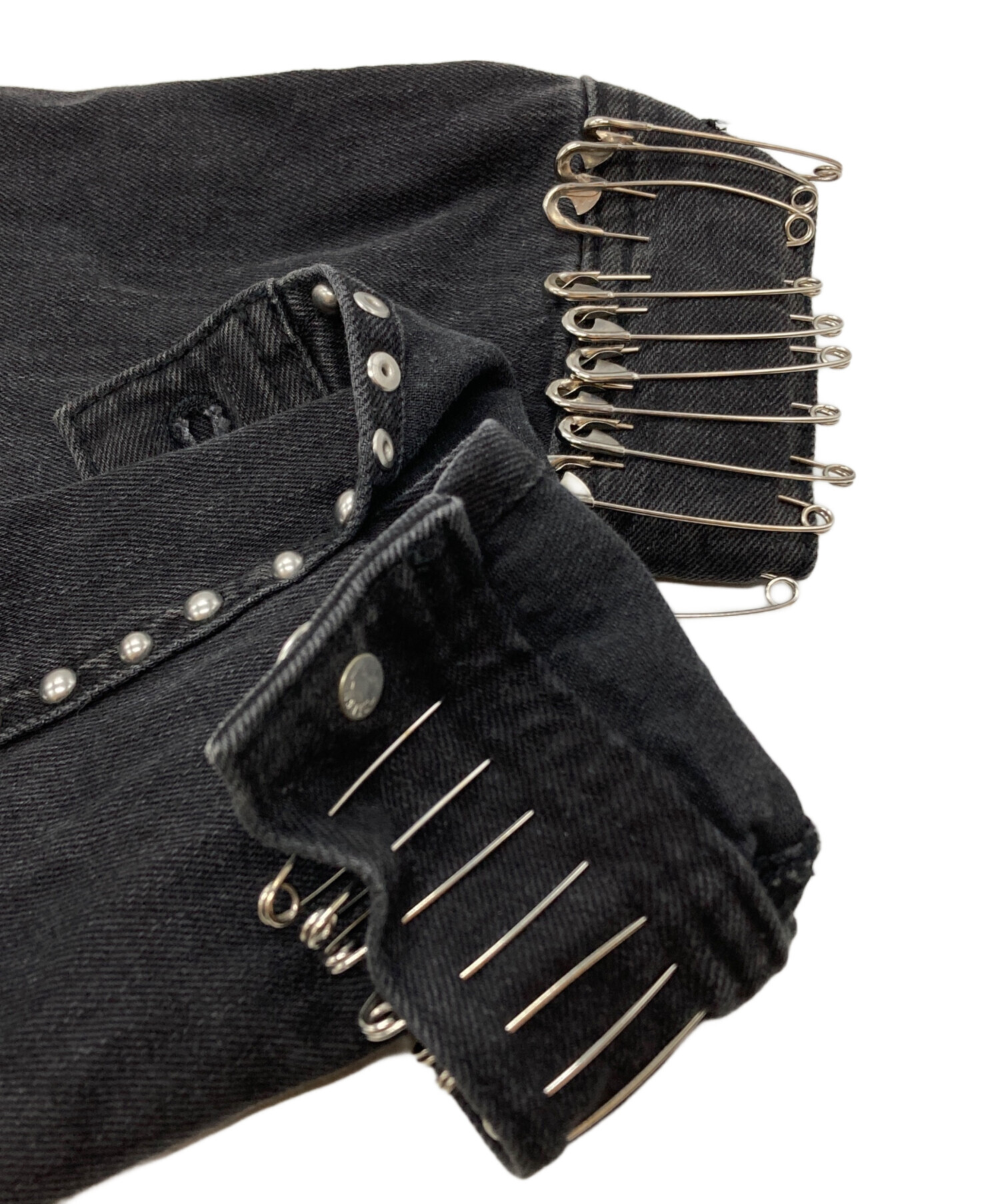 中古・古着通販】DIESEL (ディーゼル) デザインデニムジャケット