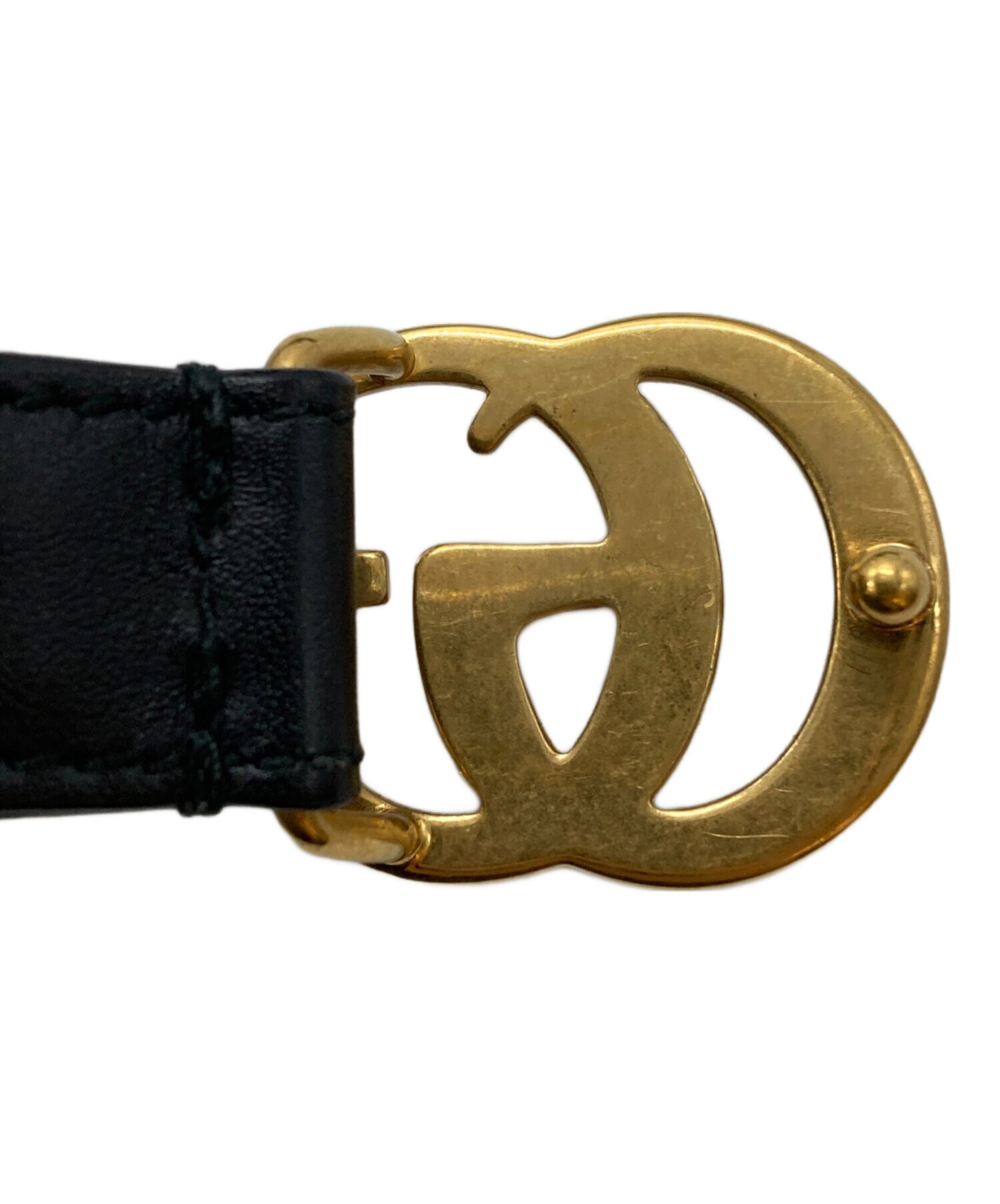 中古・古着通販】GUCCI (グッチ) ダブルG スリムベルト/Double G slim