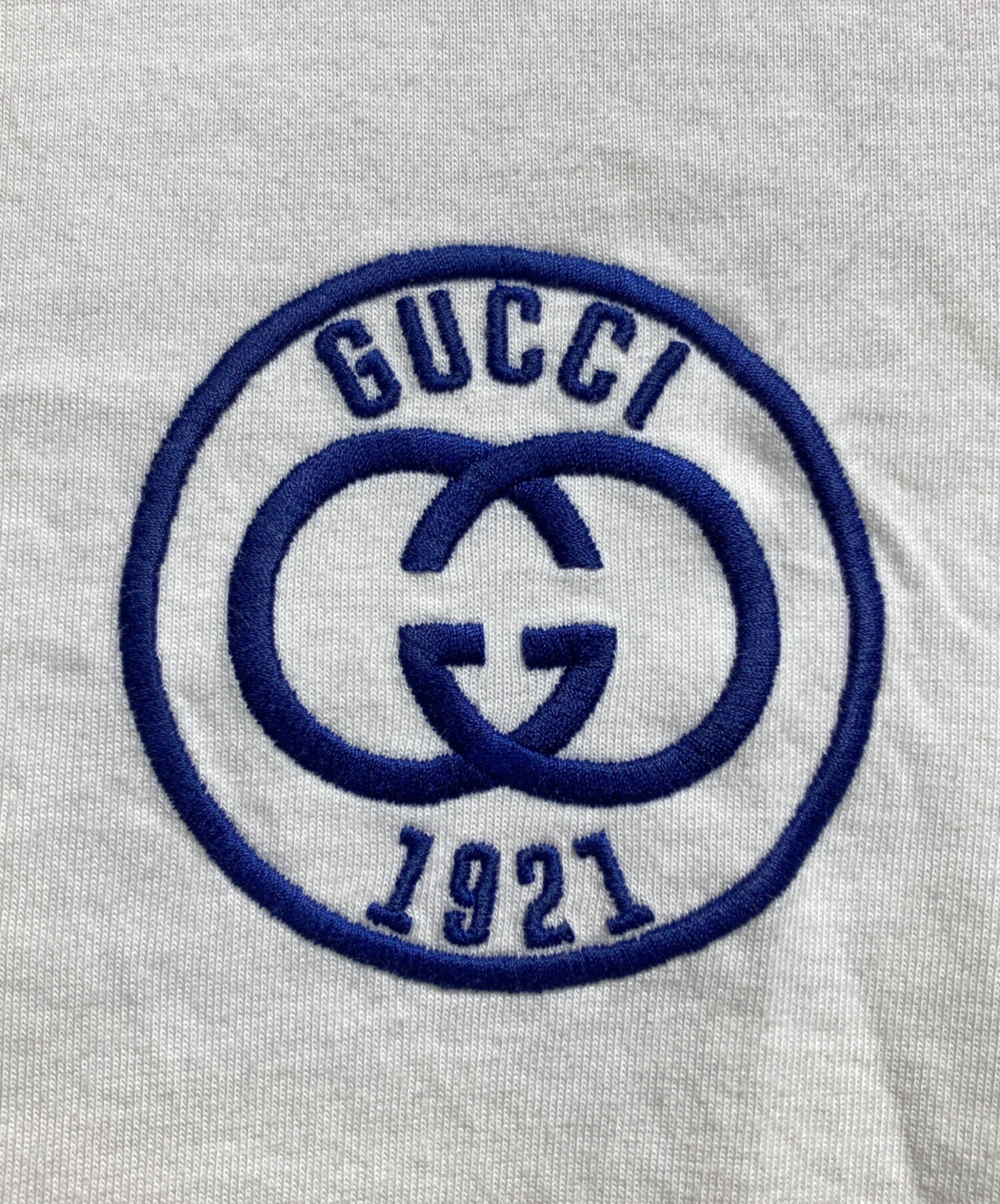 中古・古着通販】GUCCI (グッチ) エンブロイダリー コットンジャージー