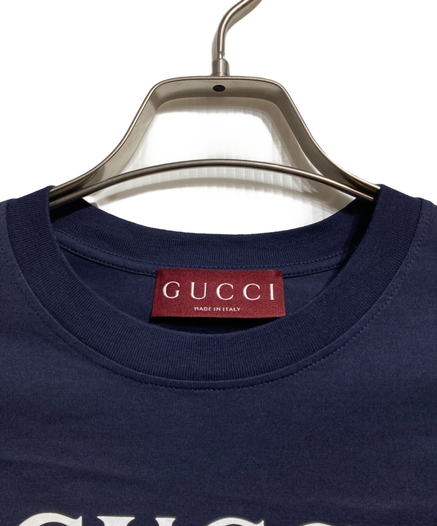 中古・古着通販】GUCCI (グッチ) シェリーラインロゴTシャツ/Web