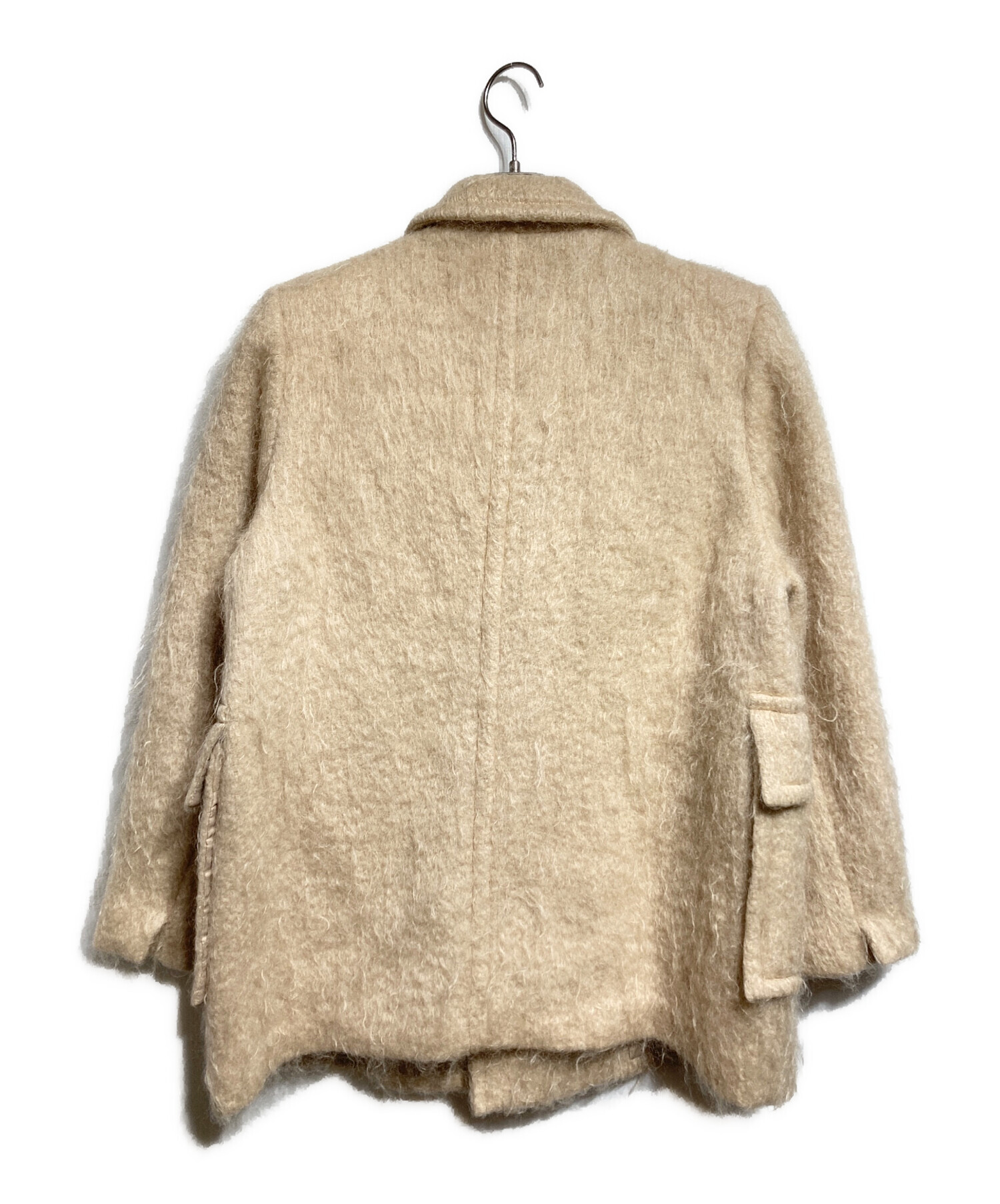HYKE × Edition モヘアコート サイズ1 中古・古着通販】HYKE (ハイク) モヘアショートコート/Short mohair