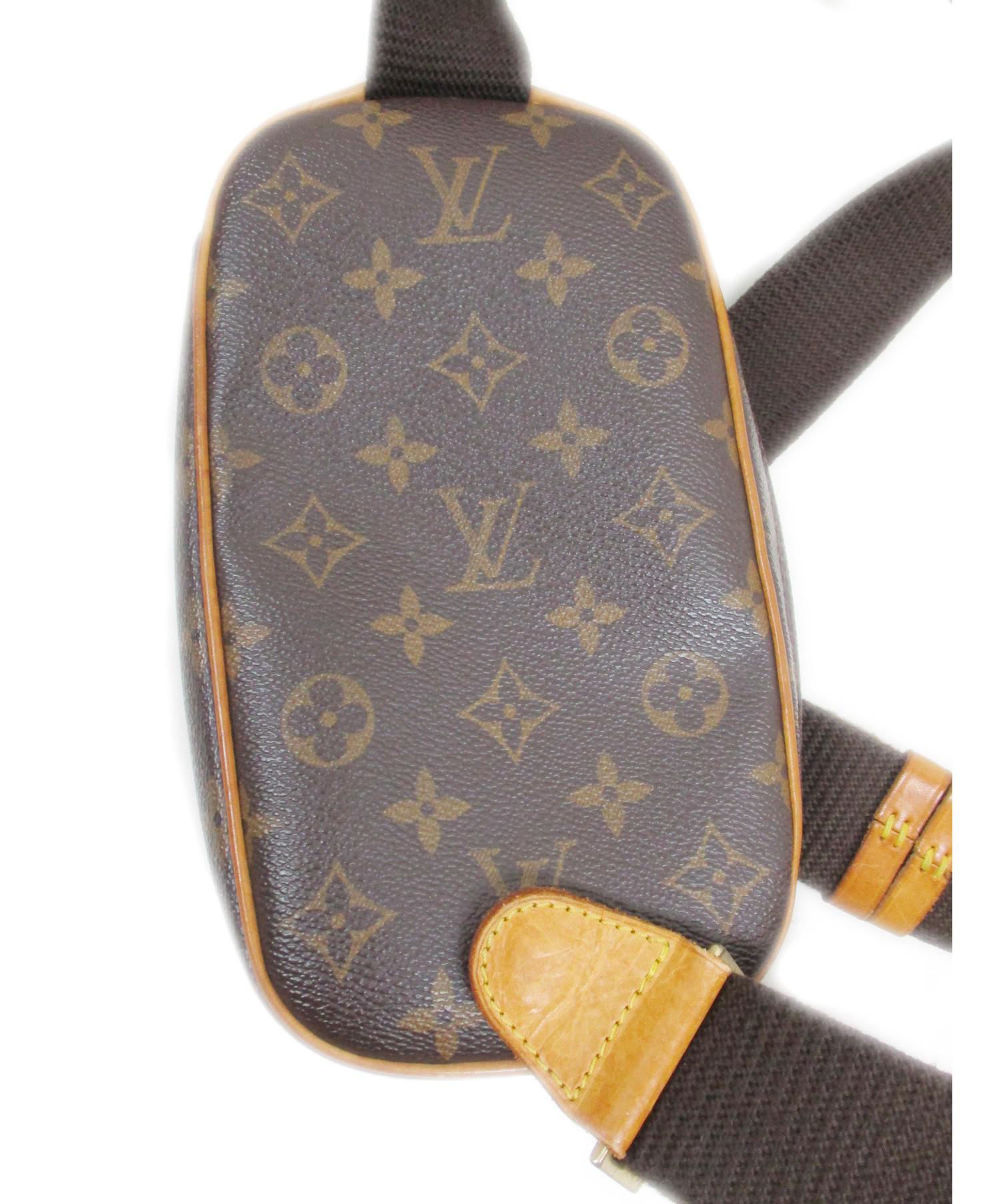 どら美【訳あり/状態考慮】LOUIS VUITTON ポシェットガンジュ 中古・古着通販】LOUIS VUITTON (ルイヴィトン) ポシェットガンジュ