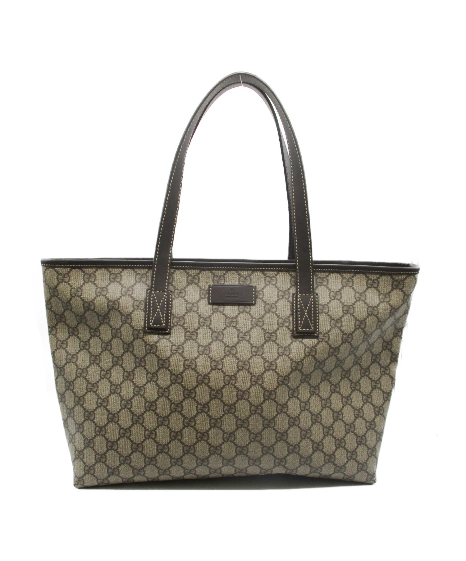 中古・古着通販】GUCCI (グッチ) GGスプリームトートバッグ ベージュ 