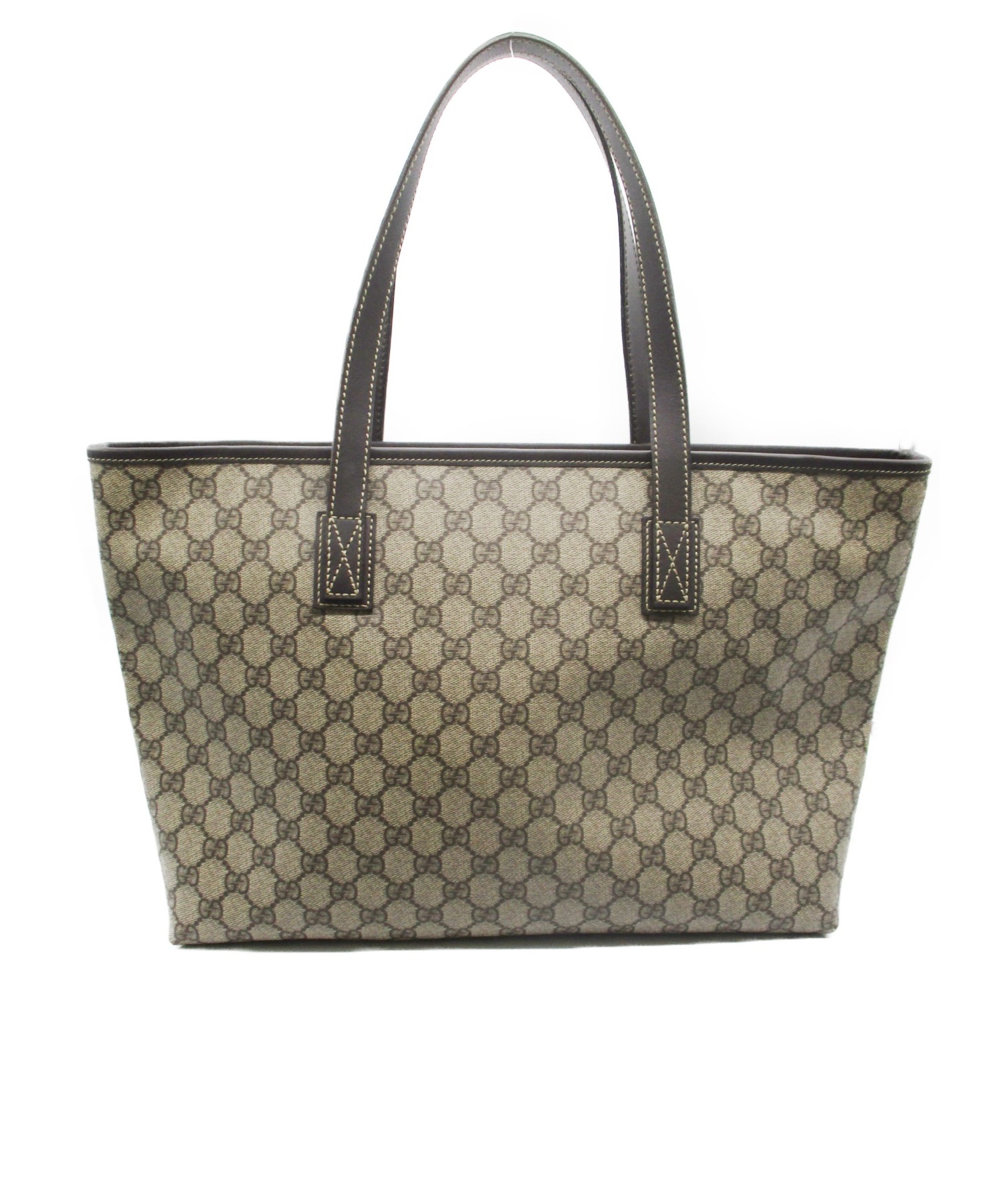 中古・古着通販】GUCCI (グッチ) GGスプリームトートバッグ ベージュ 