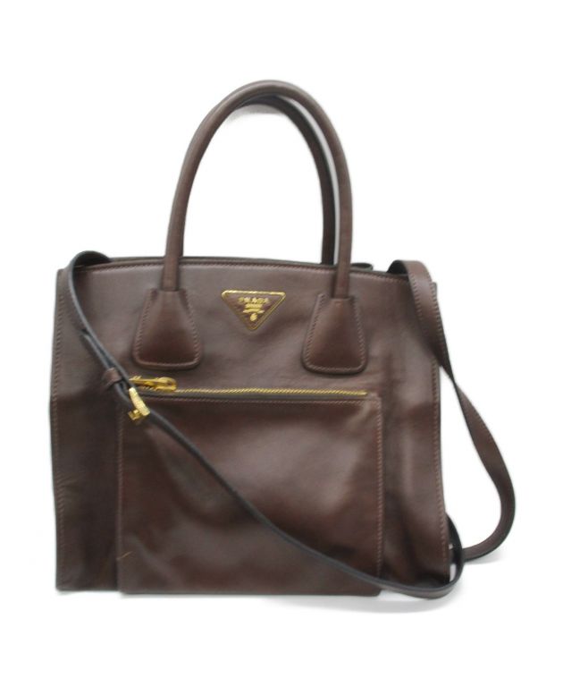 中古・古着通販】PRADA (プラダ) 2WAYソフトカーフレザーバッグ 