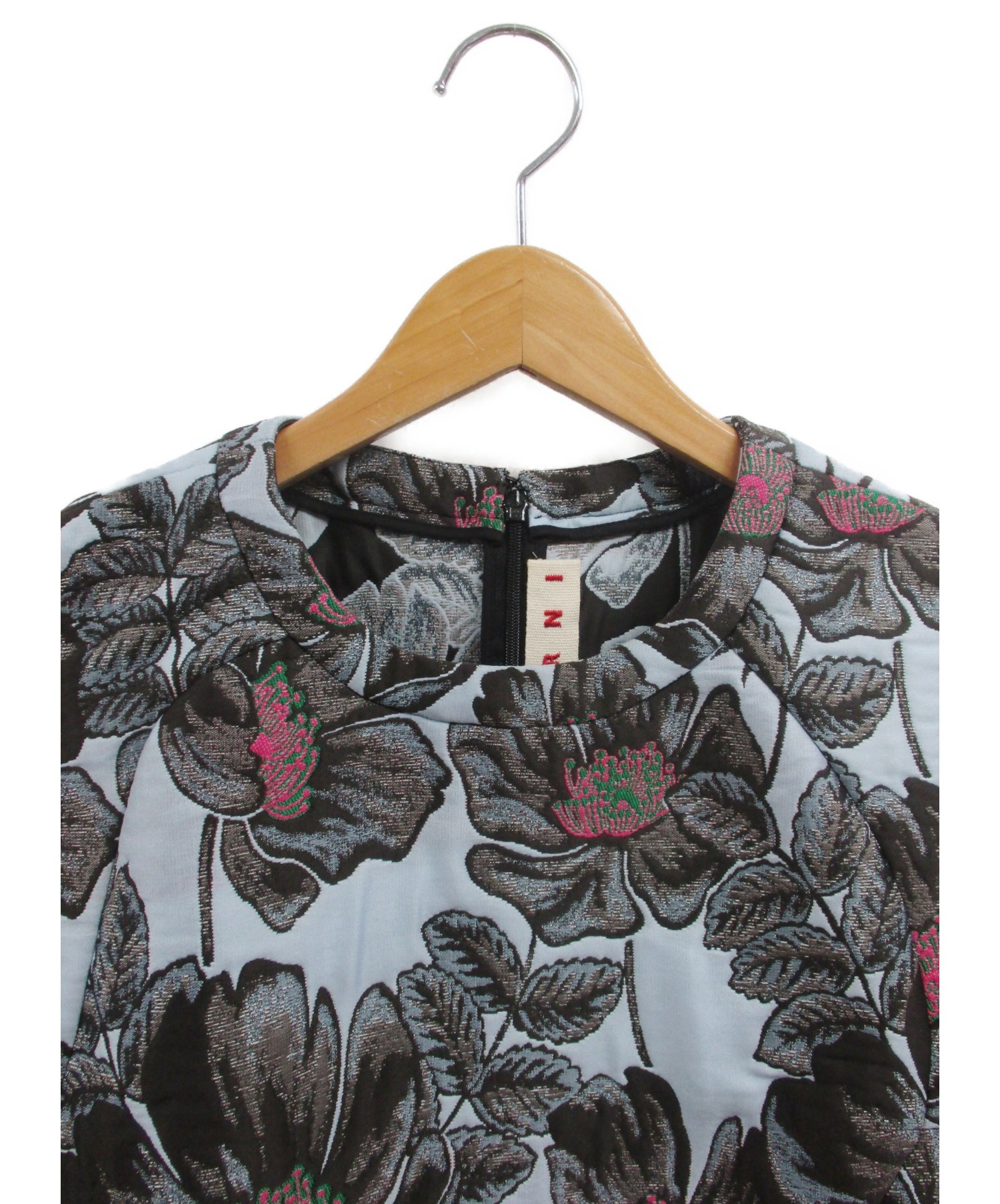 中古・古着通販】MARNI (マルニ) ノースリーブブラウス サックスブルー 