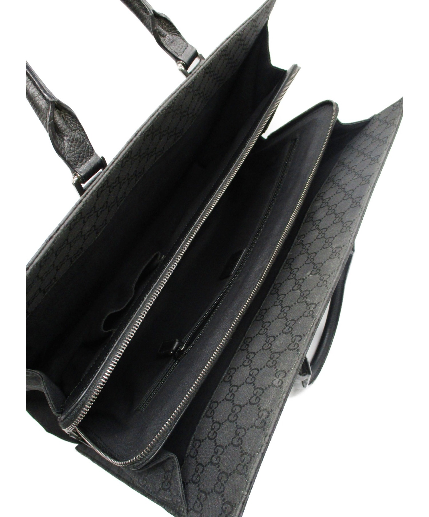 中古・古着通販】GUCCI (グッチ) ビジネスバッグ ブラック サイズ:無