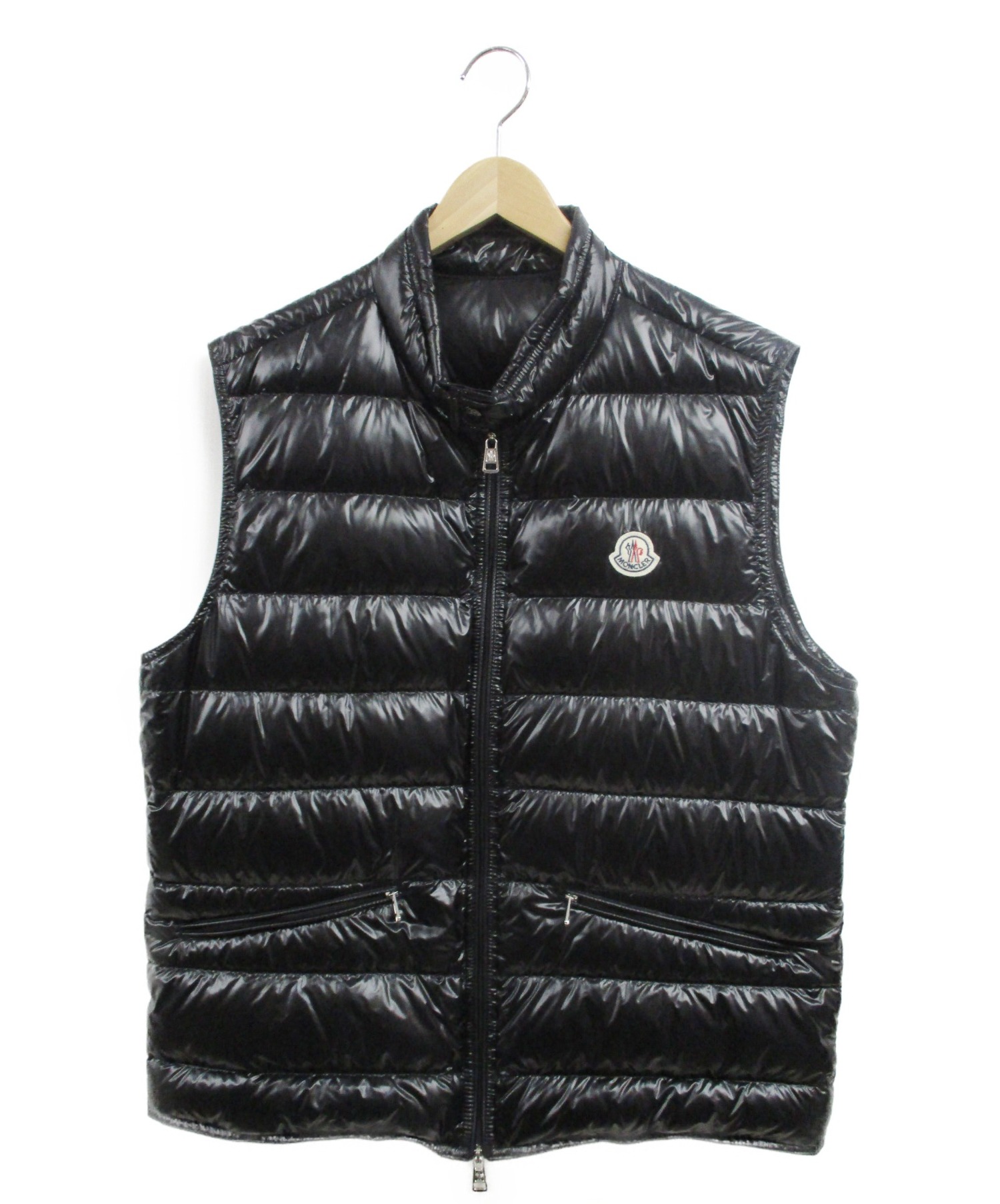 新品同様　Moncler モンクレール ダウンベスト 黒　サイズ4  LL 中古・古着通販】MONCLER (モンクレール) ダウンベスト ブラック